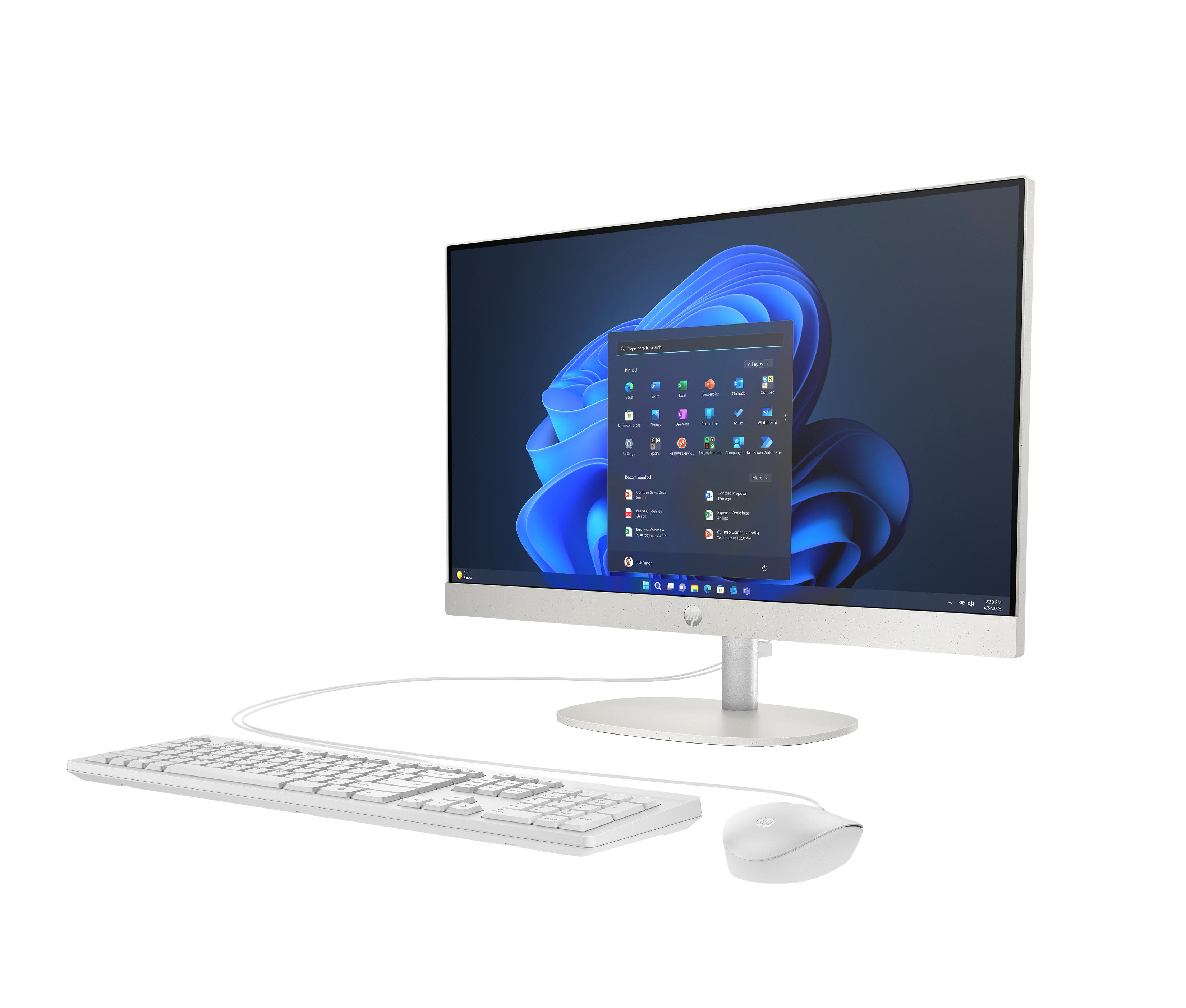 PC ALL IN ONE HP 23.8" CR U5-125U ARC GRAPHICS 8GB 512GB SSD FHD FREEDOS PRETO