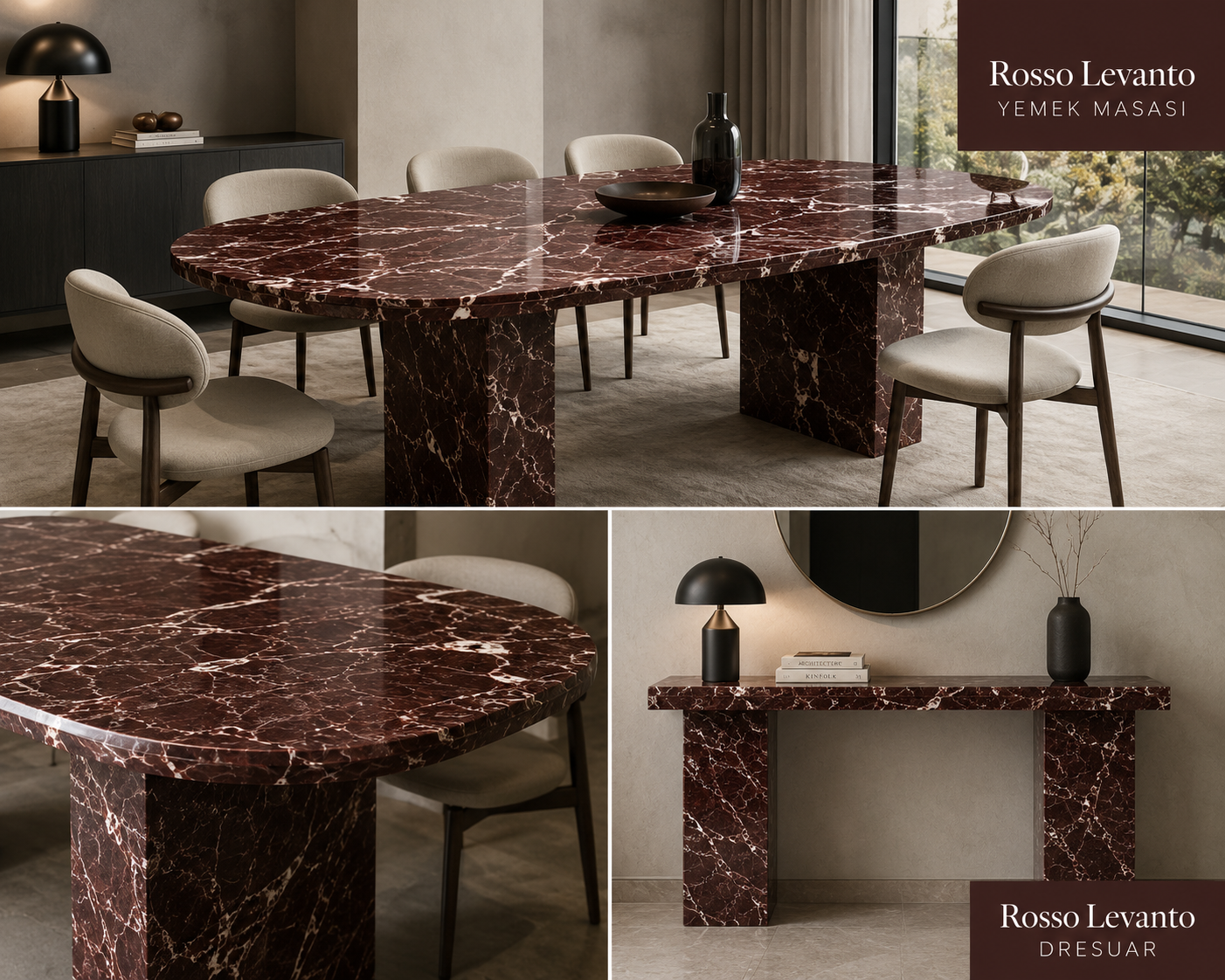 Rosso Levanto Dining Set