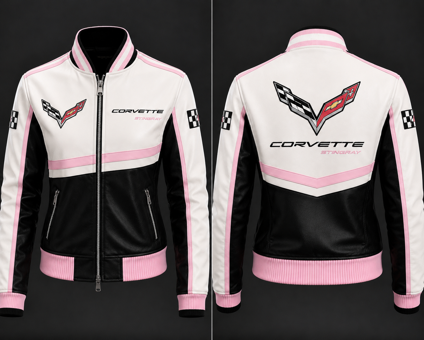 Stingray Genuine Leather Racing Jacket