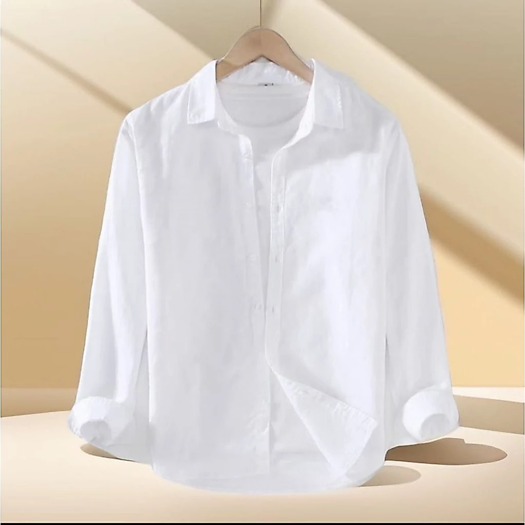 Classic White Linen Shirt