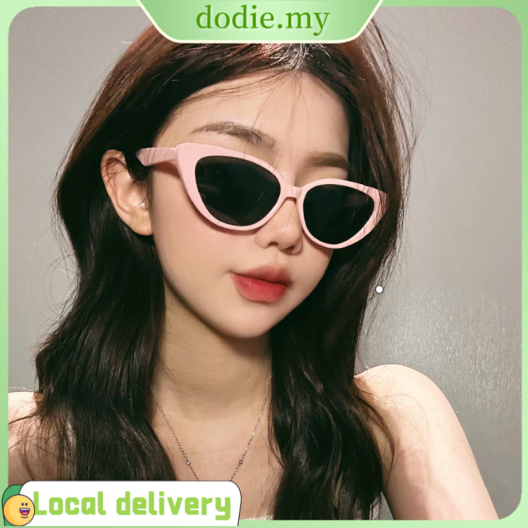 Fashionable Pink Cat Eyes Retro High-end Glasses Internet Celebrity Photo Sunglasses Dodie
