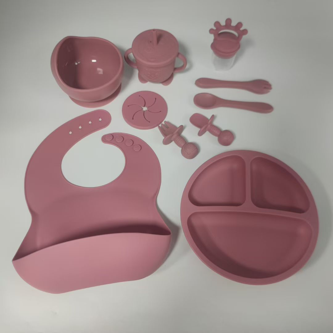 Set repas bébé en silicone