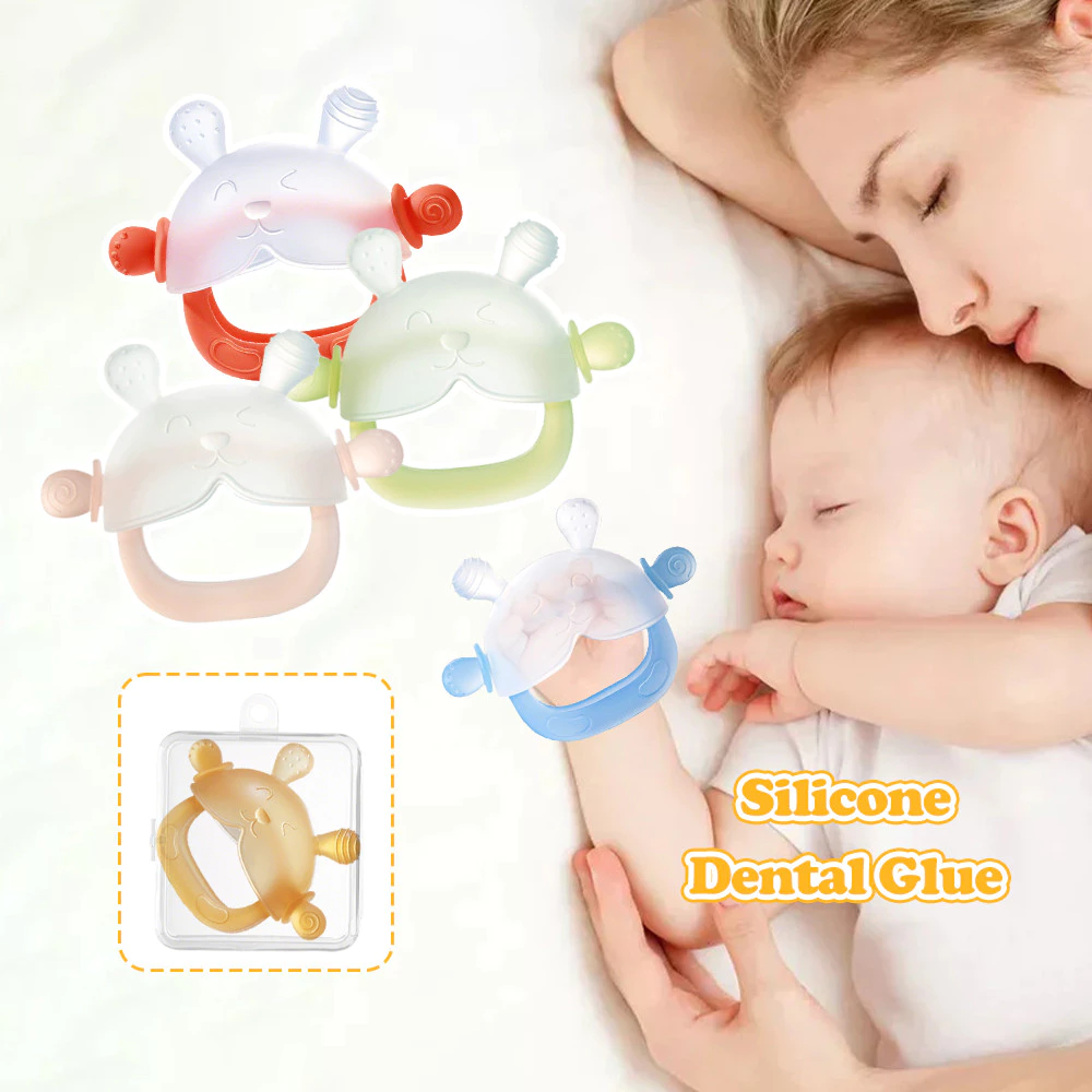 BN Silicone Teether BPA Free Baby Teething Toys Chew Toys Mainan Bayi Sensory Toys