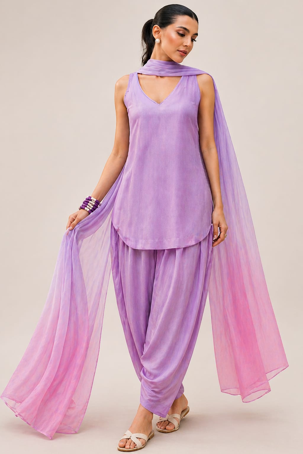 Jamun Farshi Salwar Suit Set