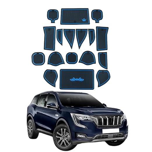 Car Drome Door Slot Mat Set for Mahindra XUV700 