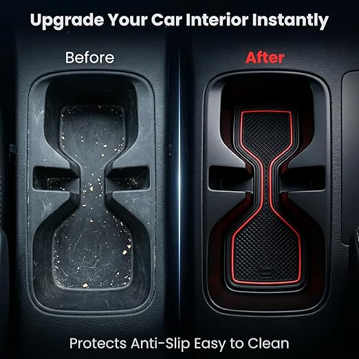 Car Drome Door Cup Mat Set for Kia Sonet