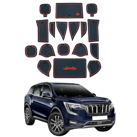 Car Drome Door Slot Mat Set for Mahindra XUV700 