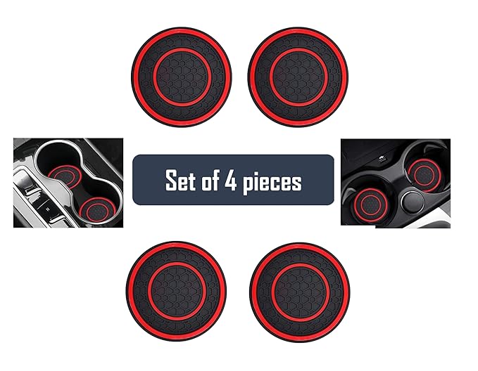 Car Drome Car Cup Holder Coasters Set of 4
