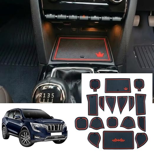 Car Drome Door Slot Mat Set for Mahindra XUV700 
