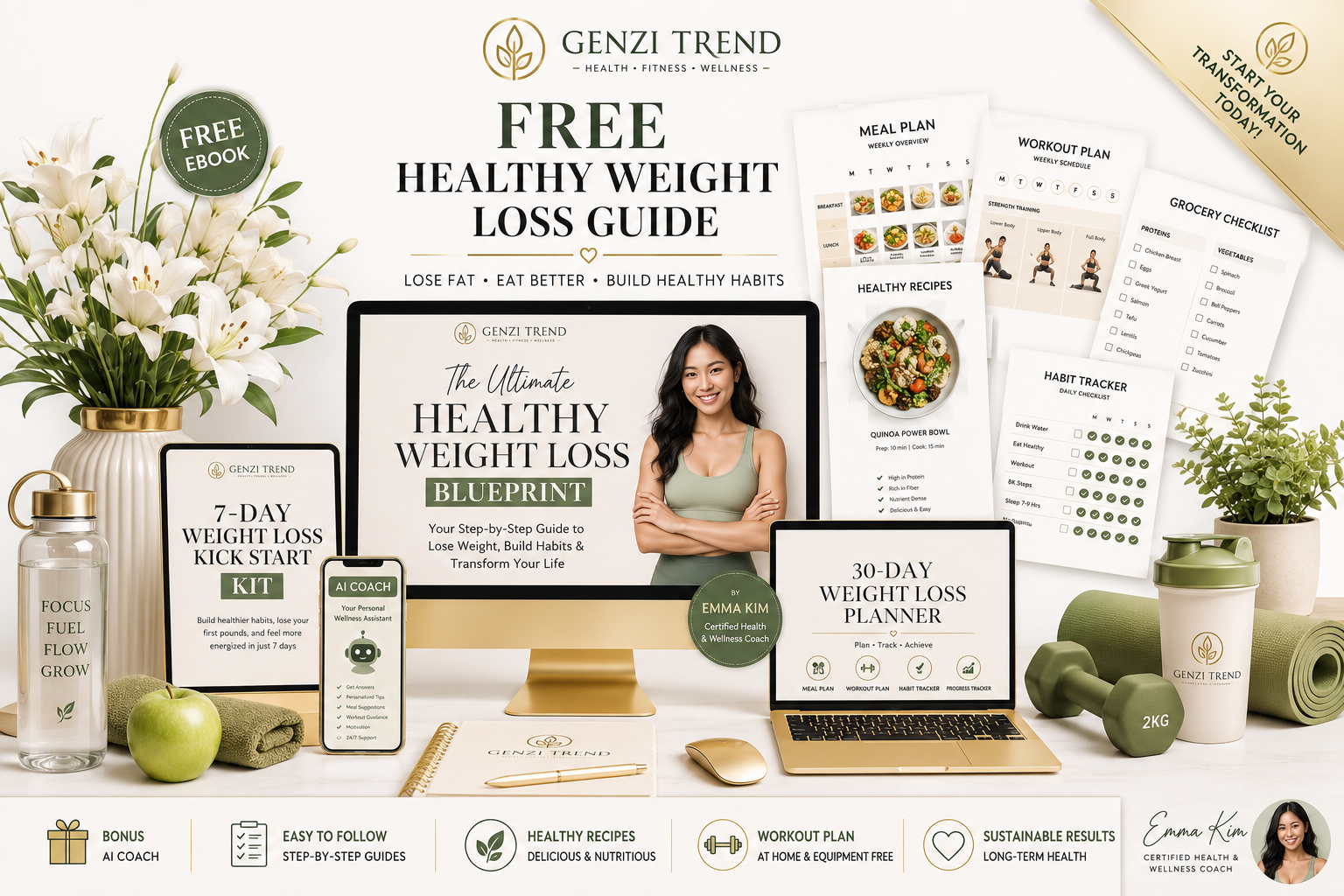 Free Healthy Weight Loss Guide 
