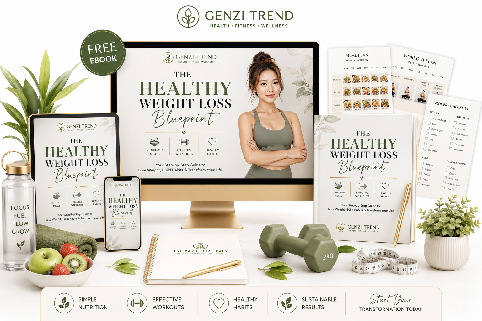 Free Healthy Weight Loss Guide 