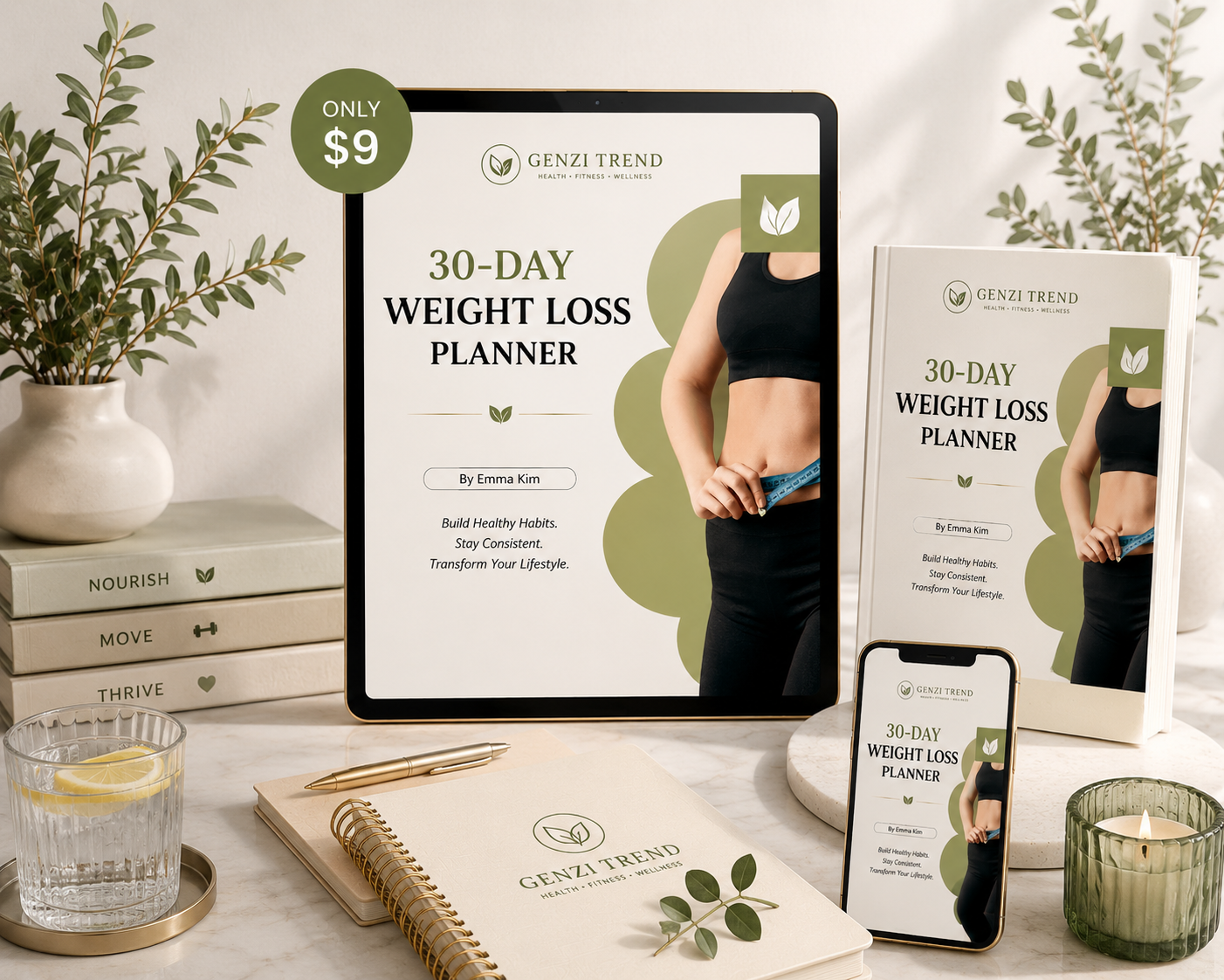 30-Day Weight Loss Planner