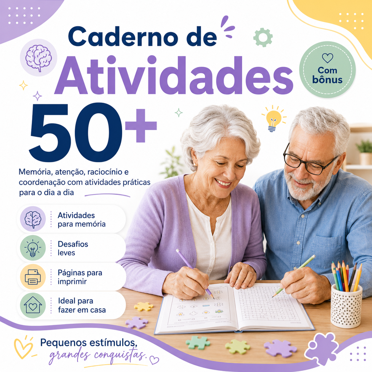 Caderno de Atividades 50+