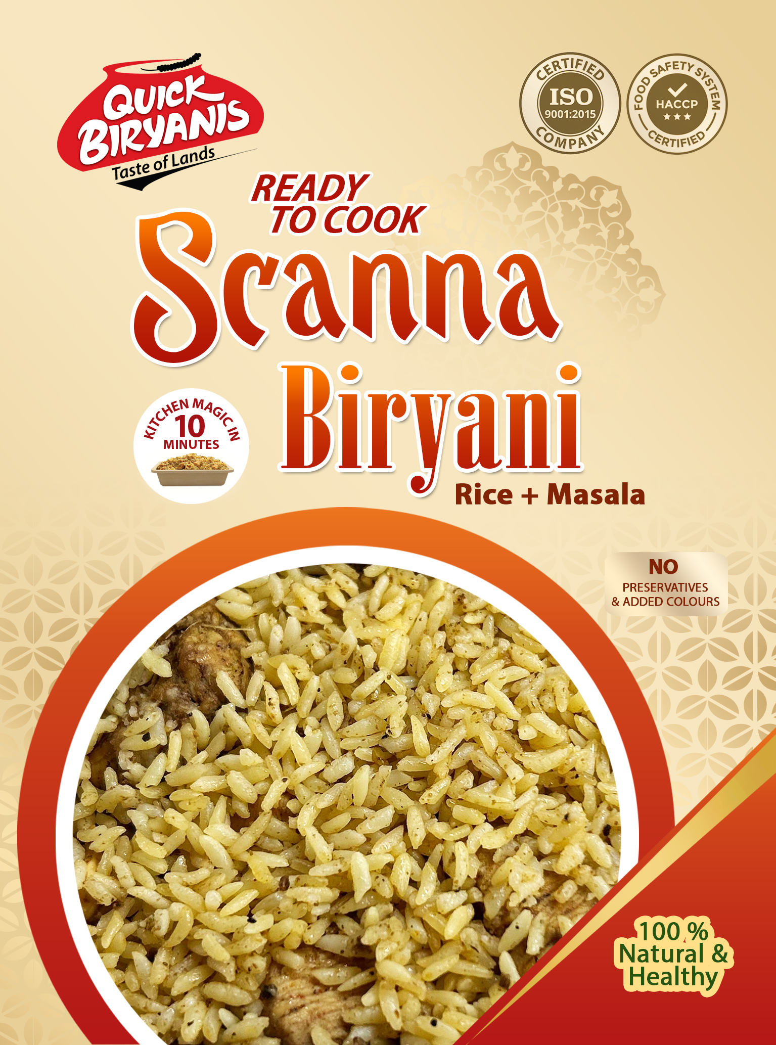 Scanna Biryani Rice + Masala