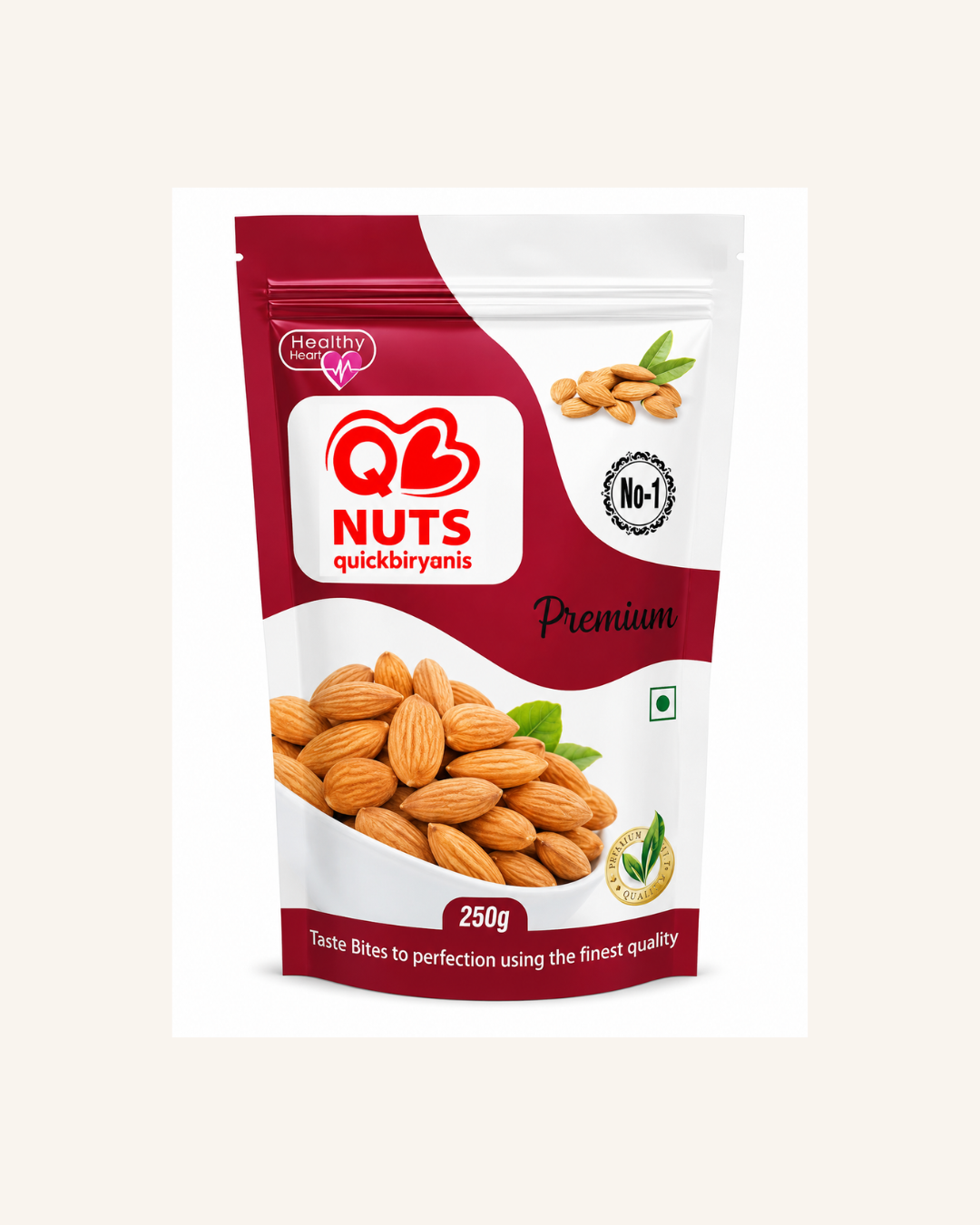 QB Nuts Premium Almonds