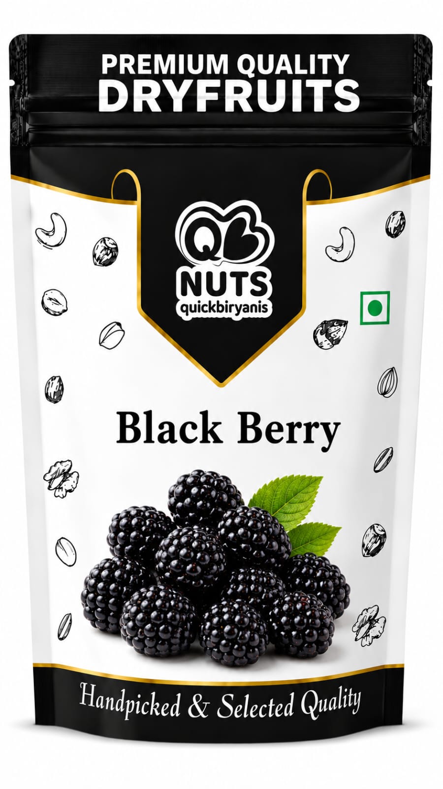 QB Nuts Black Berry Dryfruits