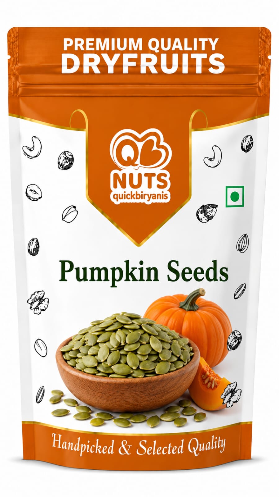 QB Nuts Premium Pumpkin Seeds