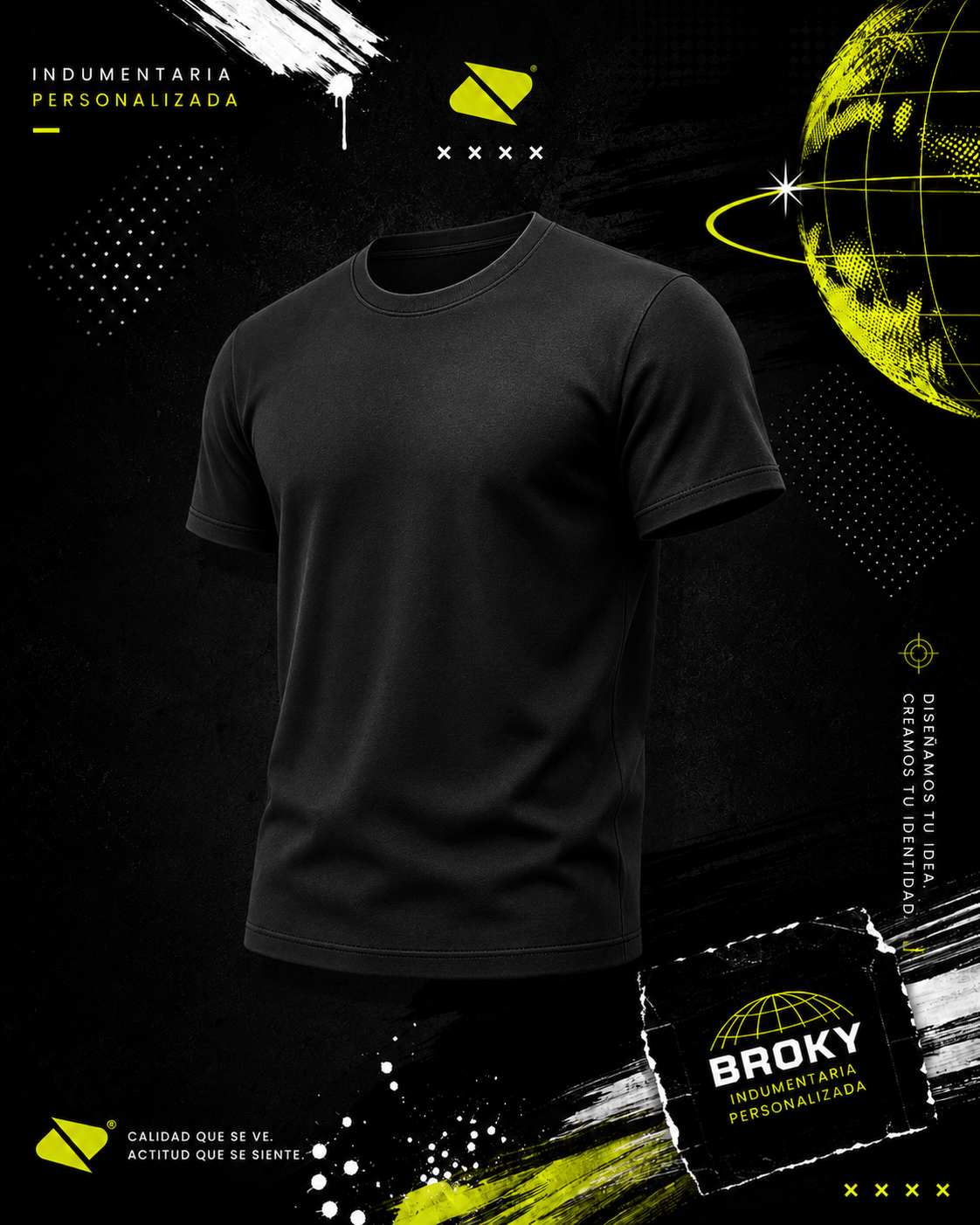 Remera Negra Personalizada