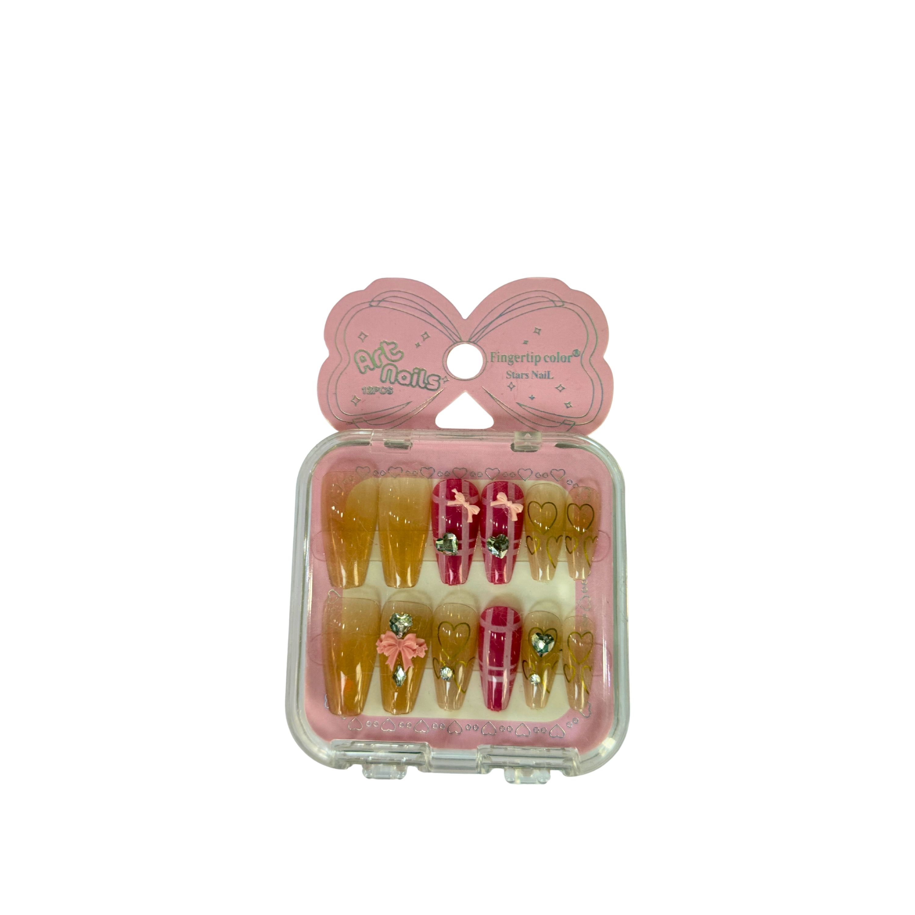 Decorative Press-On Nails Set