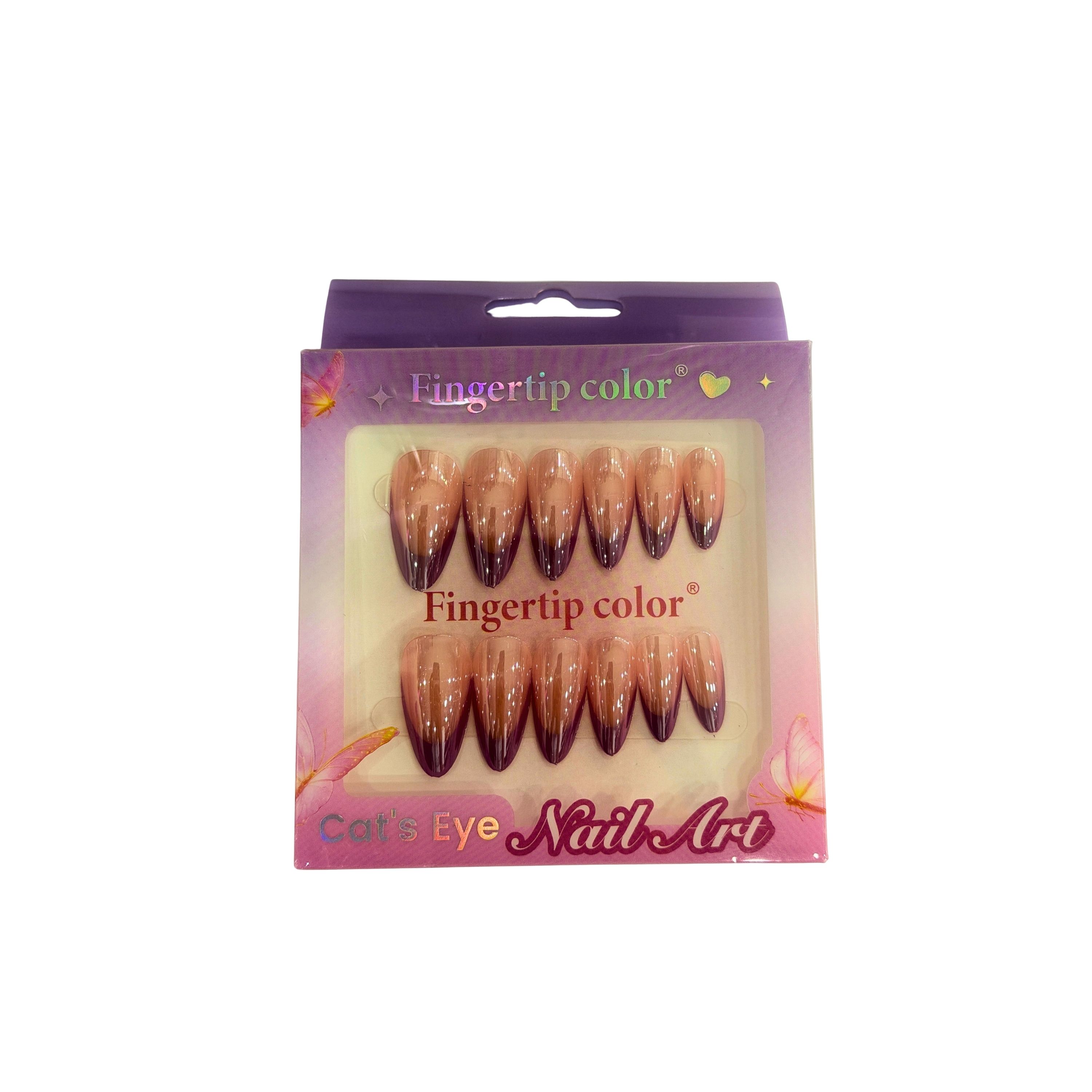 Cat's Eye Nail Art Press-On Nails