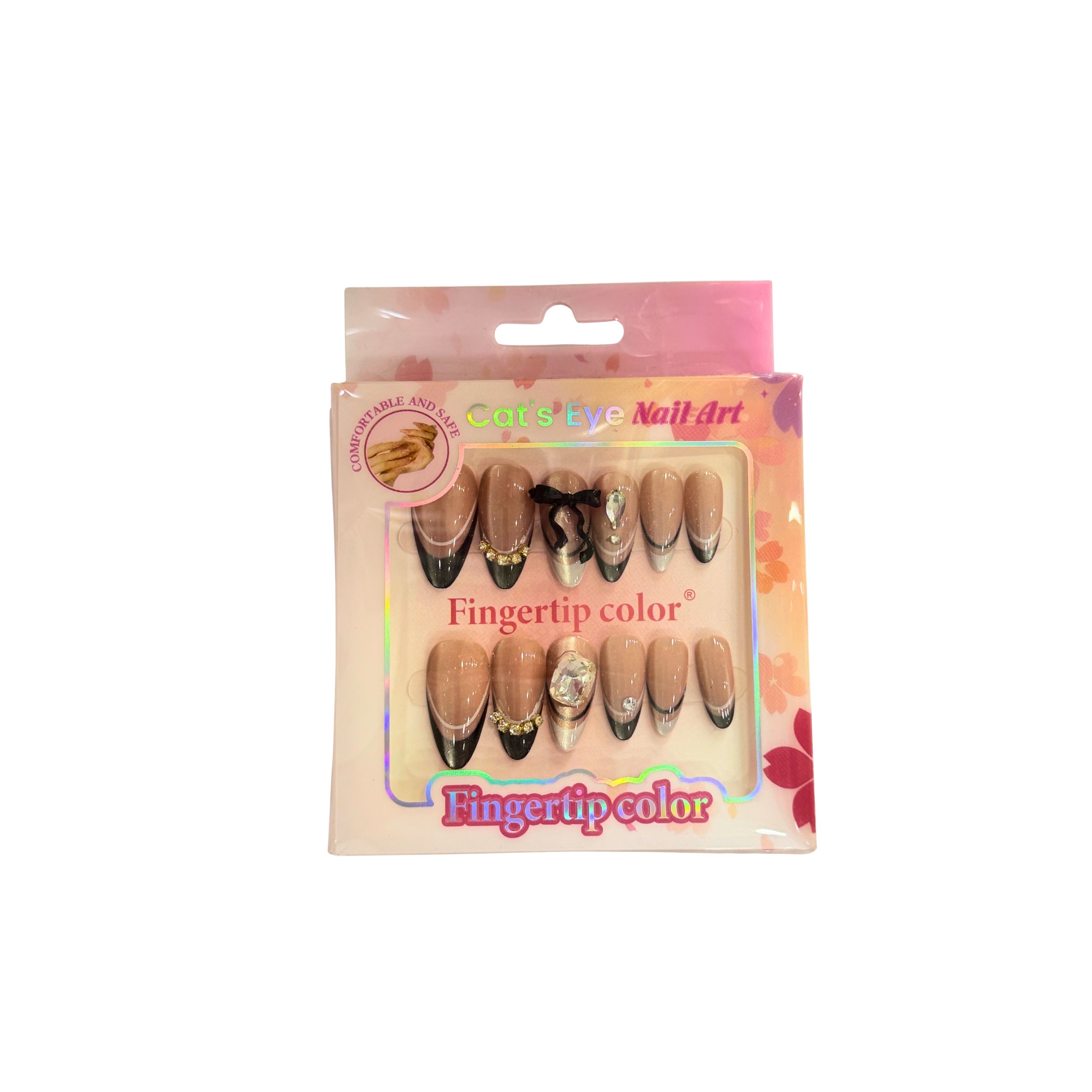 Cat's Eye Nail Art Press-On Nails