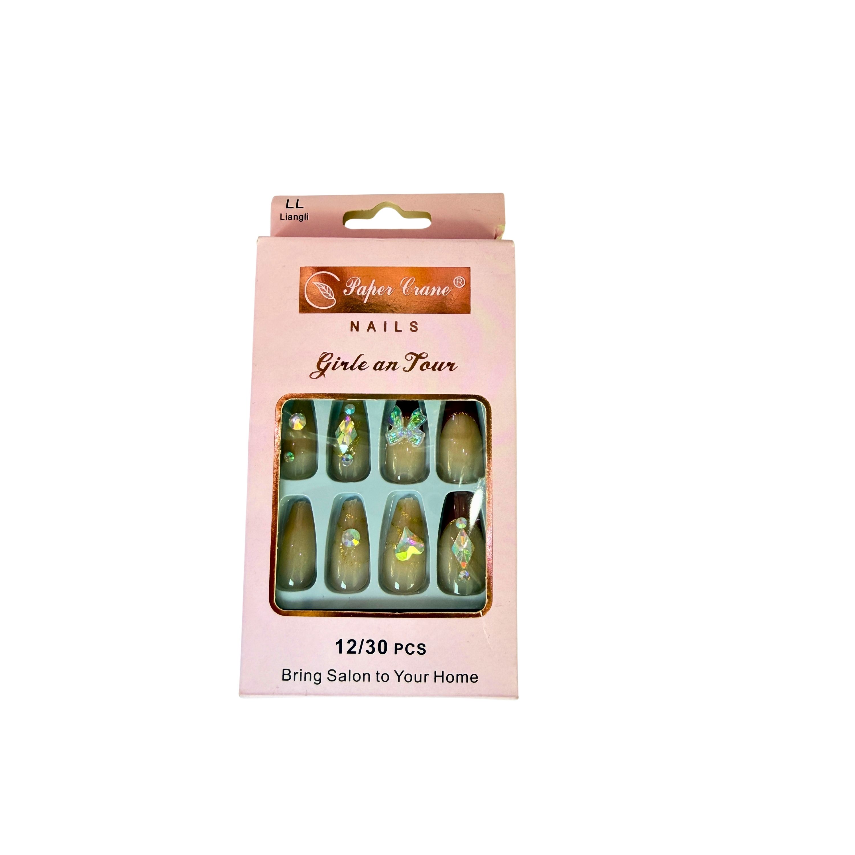 Paper Crane Press-On Nails