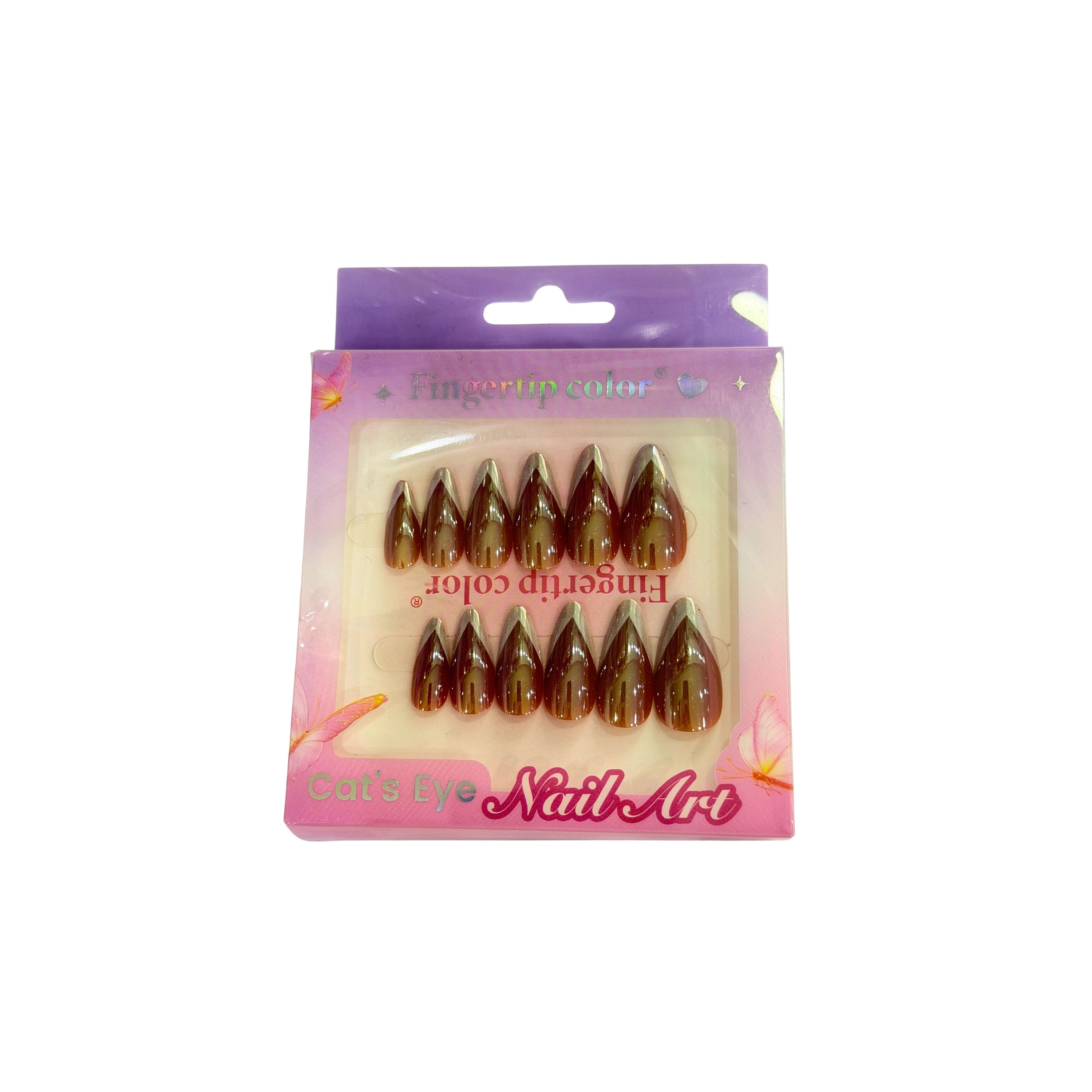 Glossy Nail Art False Nails