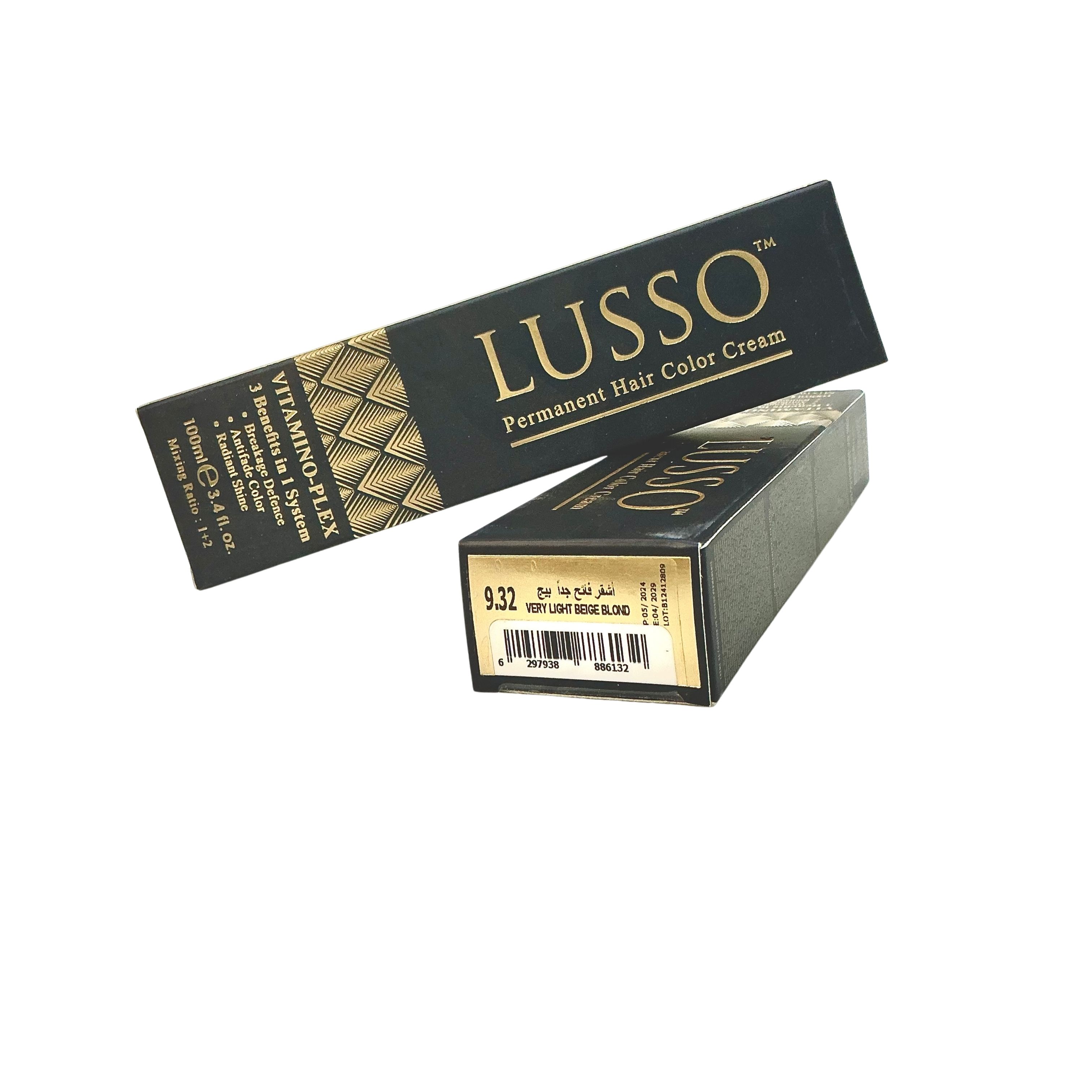 LUSSO Permanent Hair Color Cream