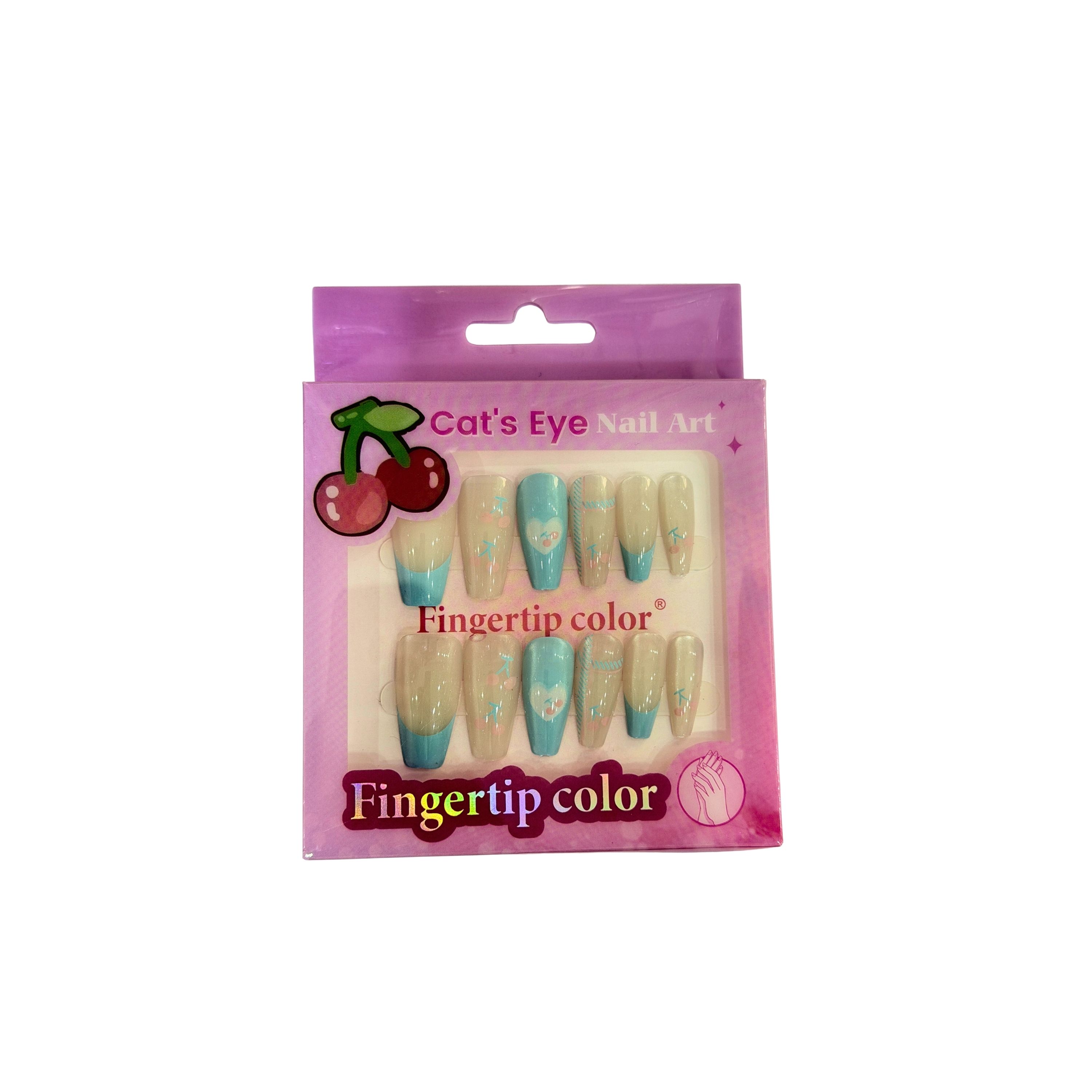 Cat's Eye Nail Art Fingertip Color