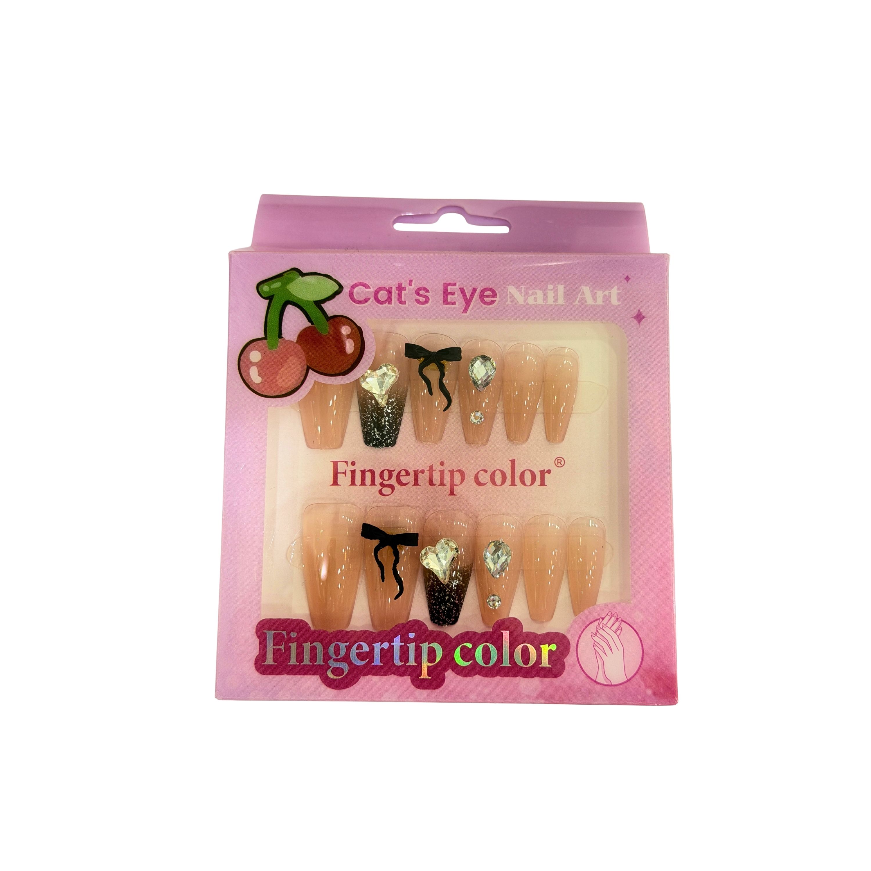 Cat's Eye Press-On Nail Set