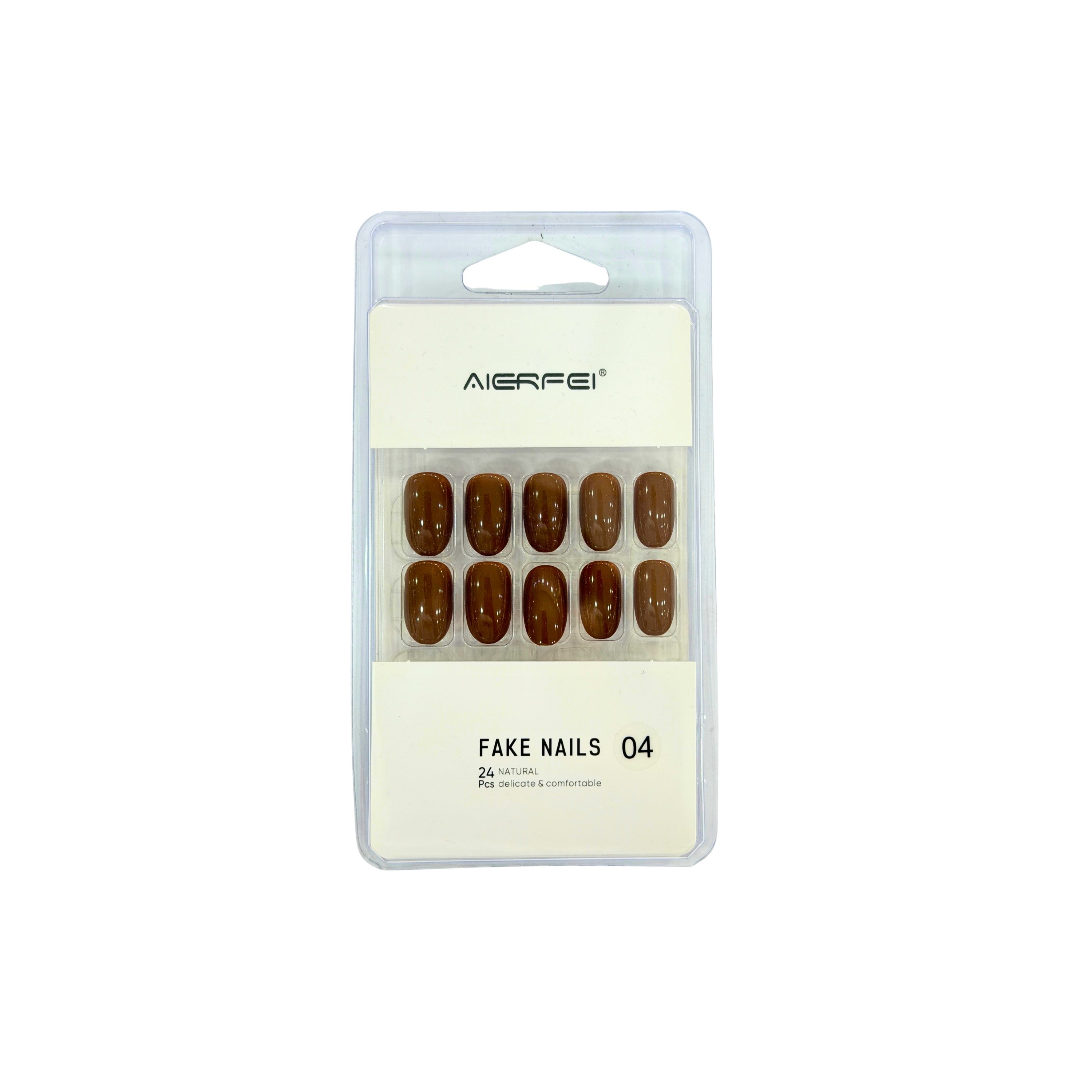 Brown Fake Nails Set