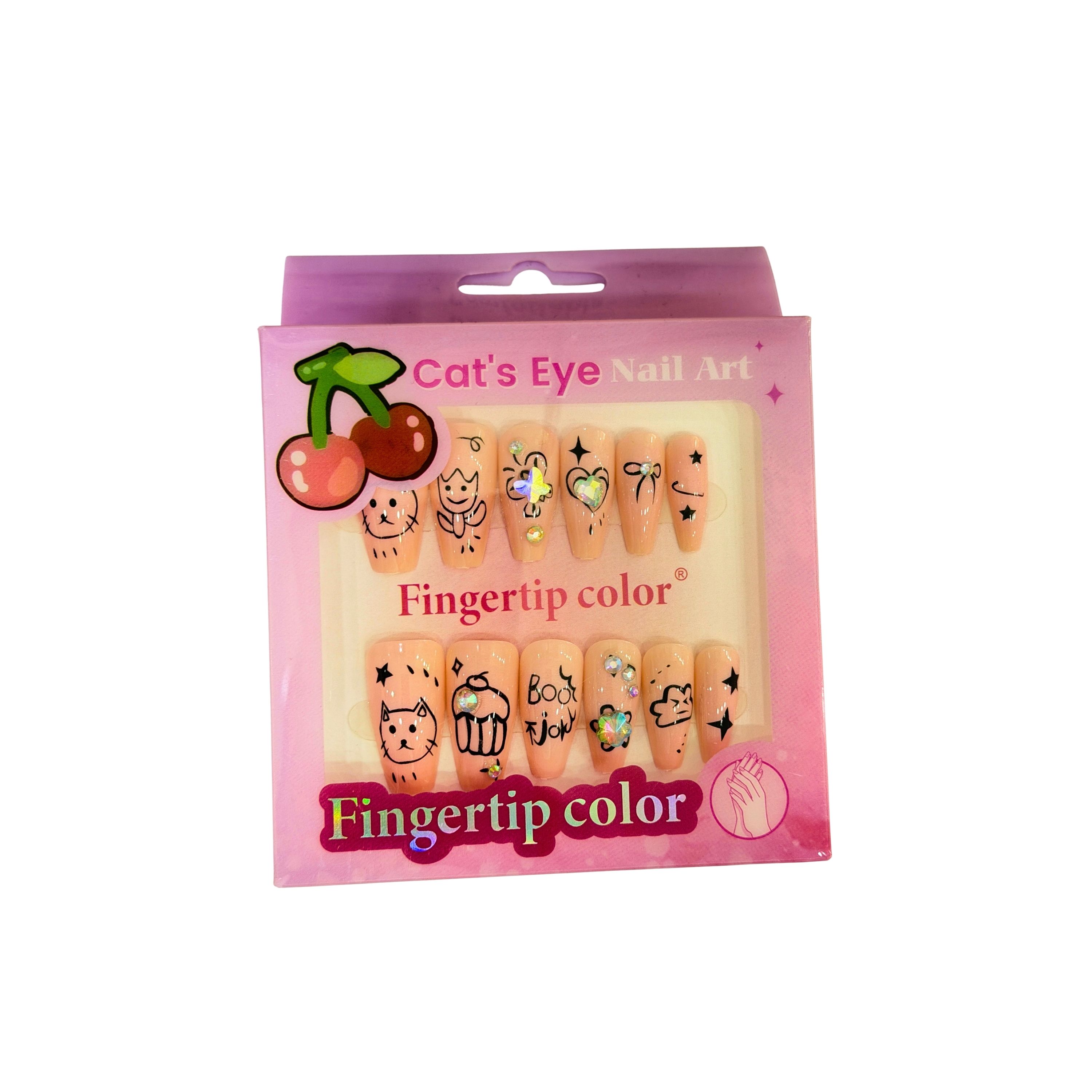Cat's Eye Nail Art Press-On Nails