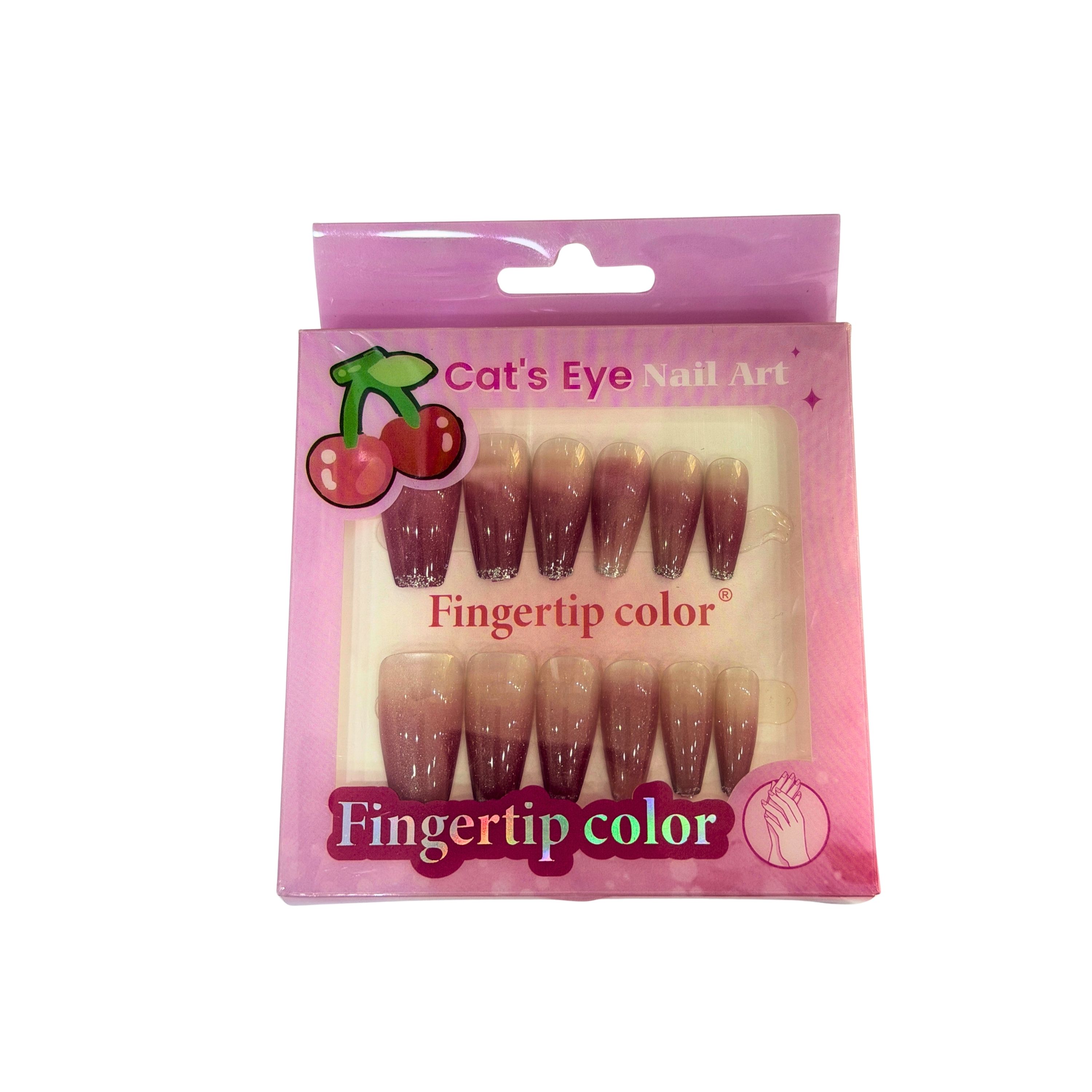 Cat's Eye Nail Art Fingertip Color