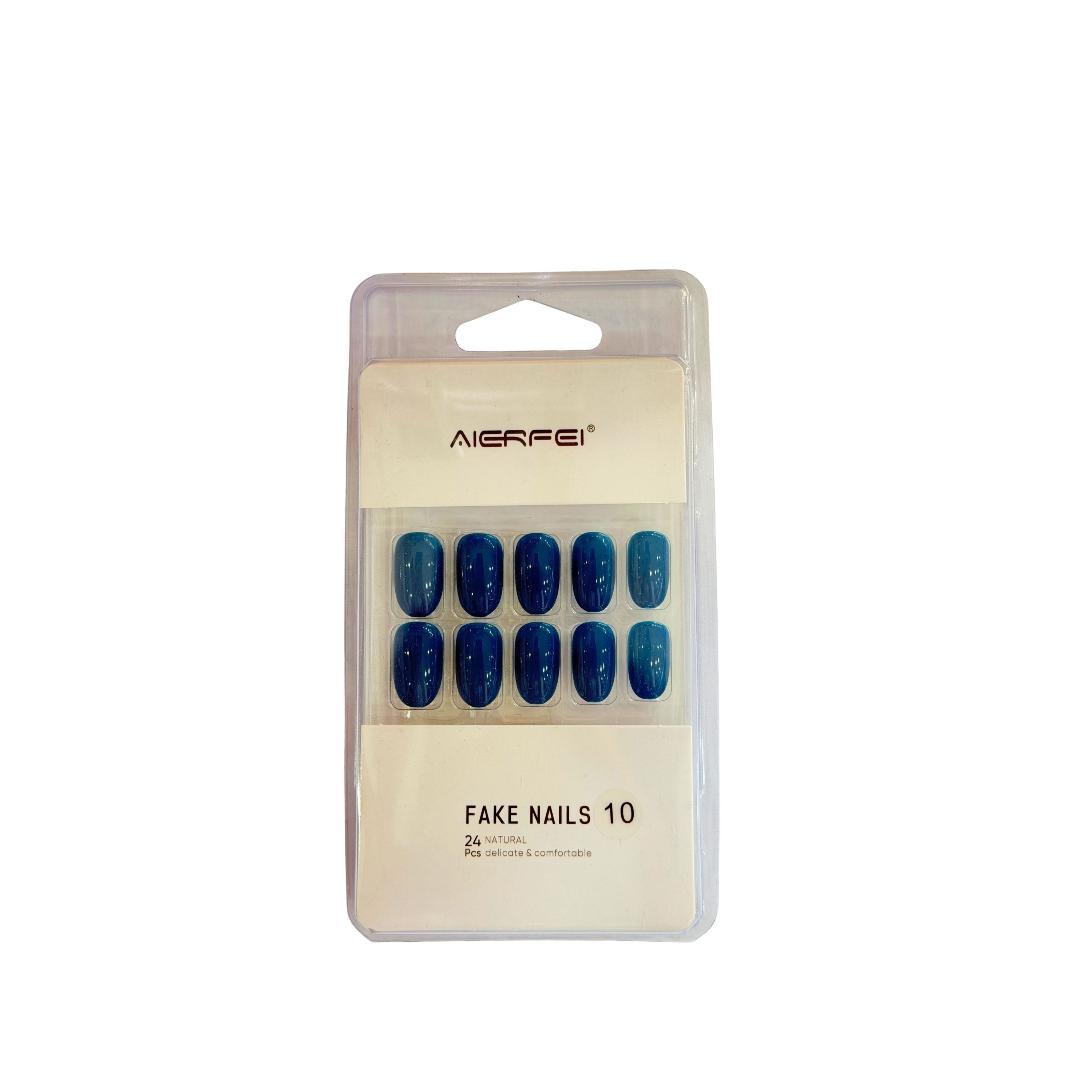 Blue Fake Nails Set