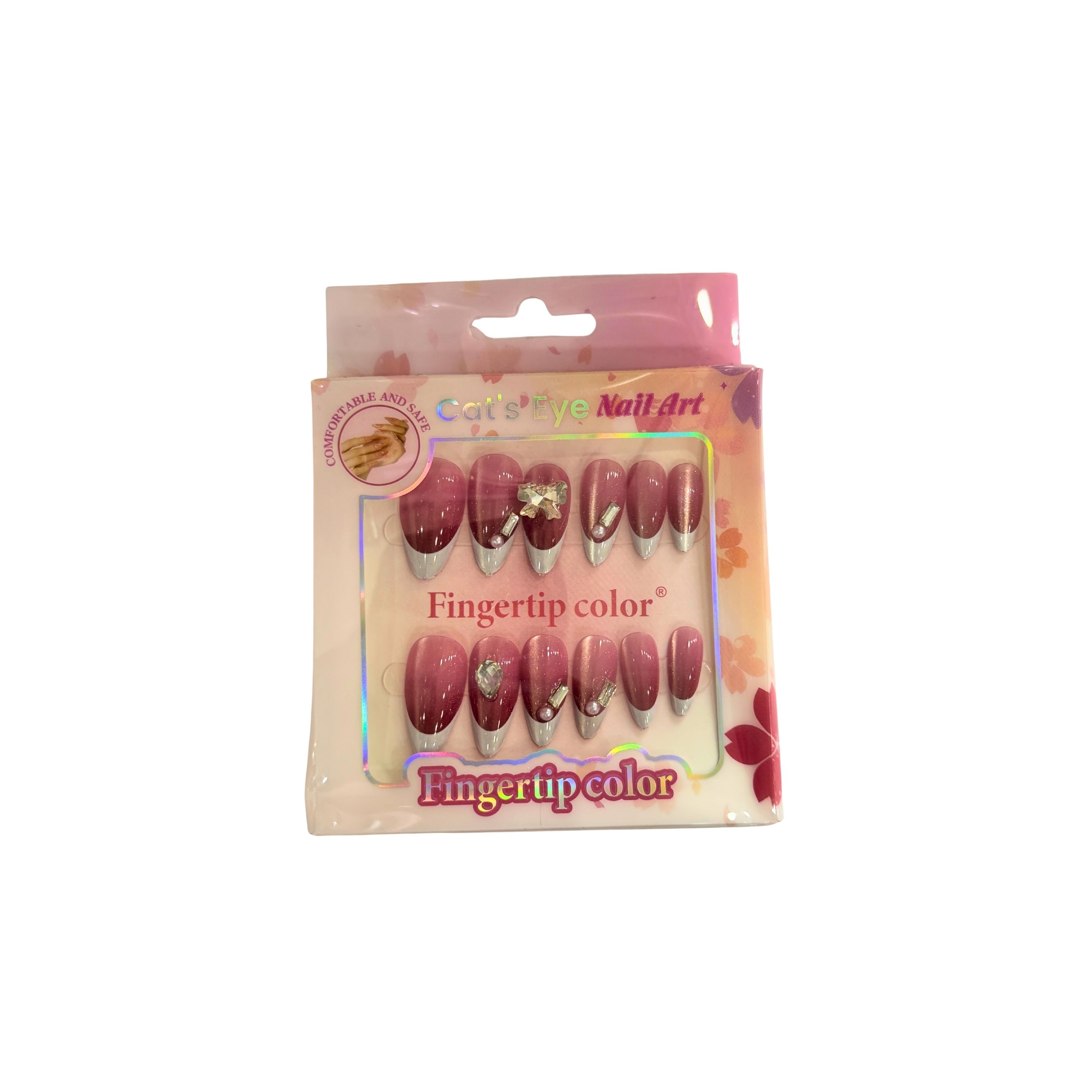 Cat's Eye Nail Art Press-On Nails