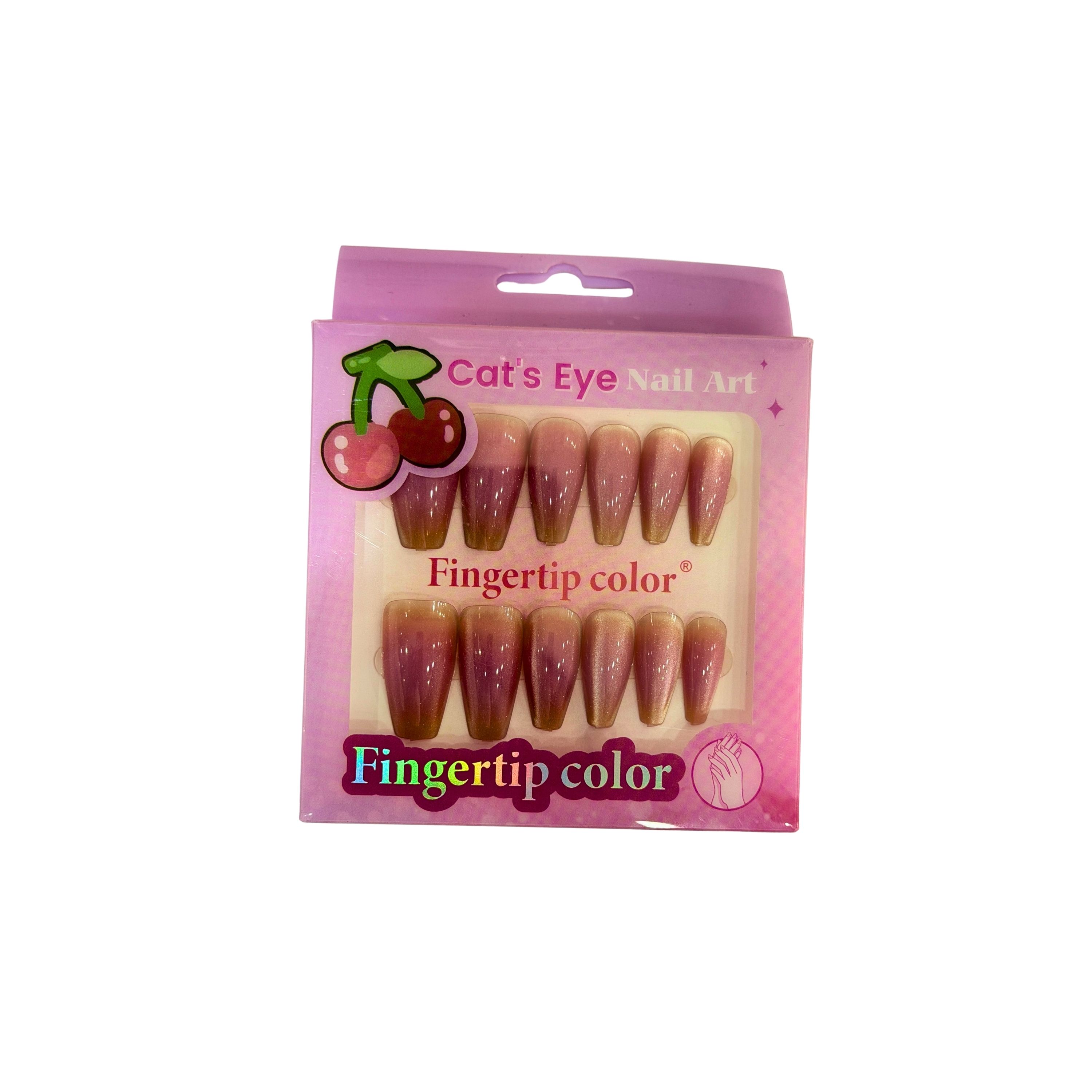 Cat's Eye Nail Art Fingertip Color