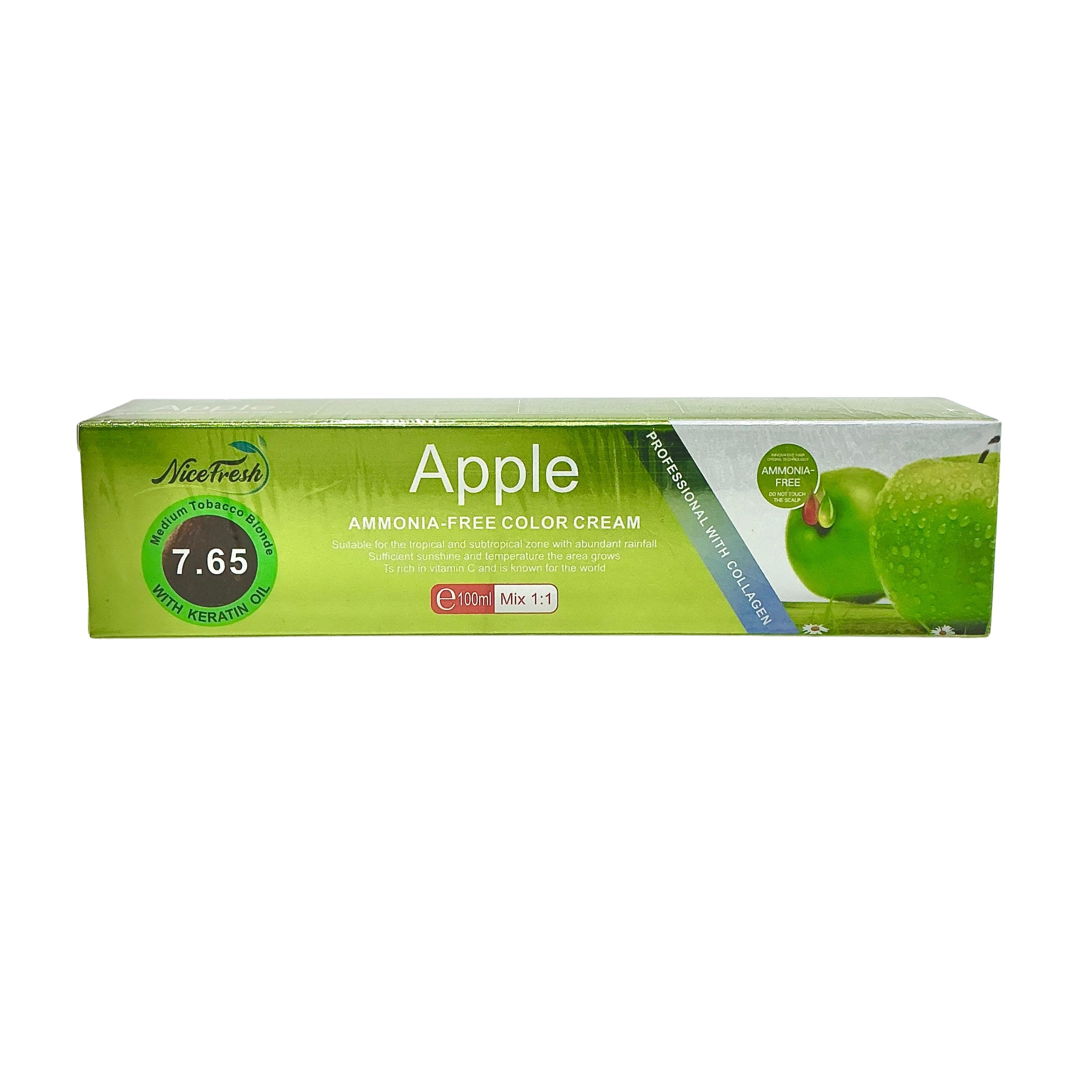 Apple Ammonia Free Color Cream 7.65