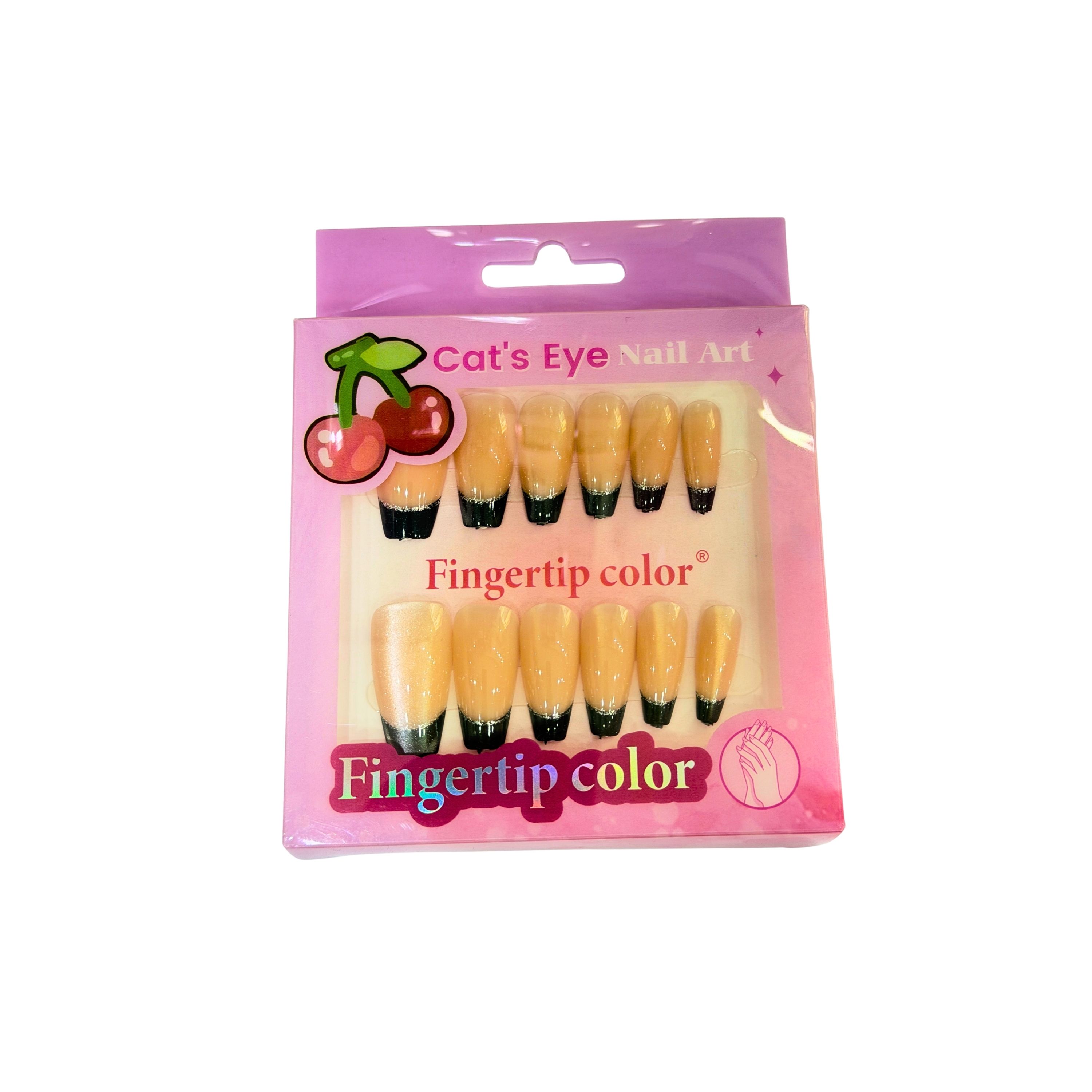 Cat's Eye Nail Art Fingertip Color