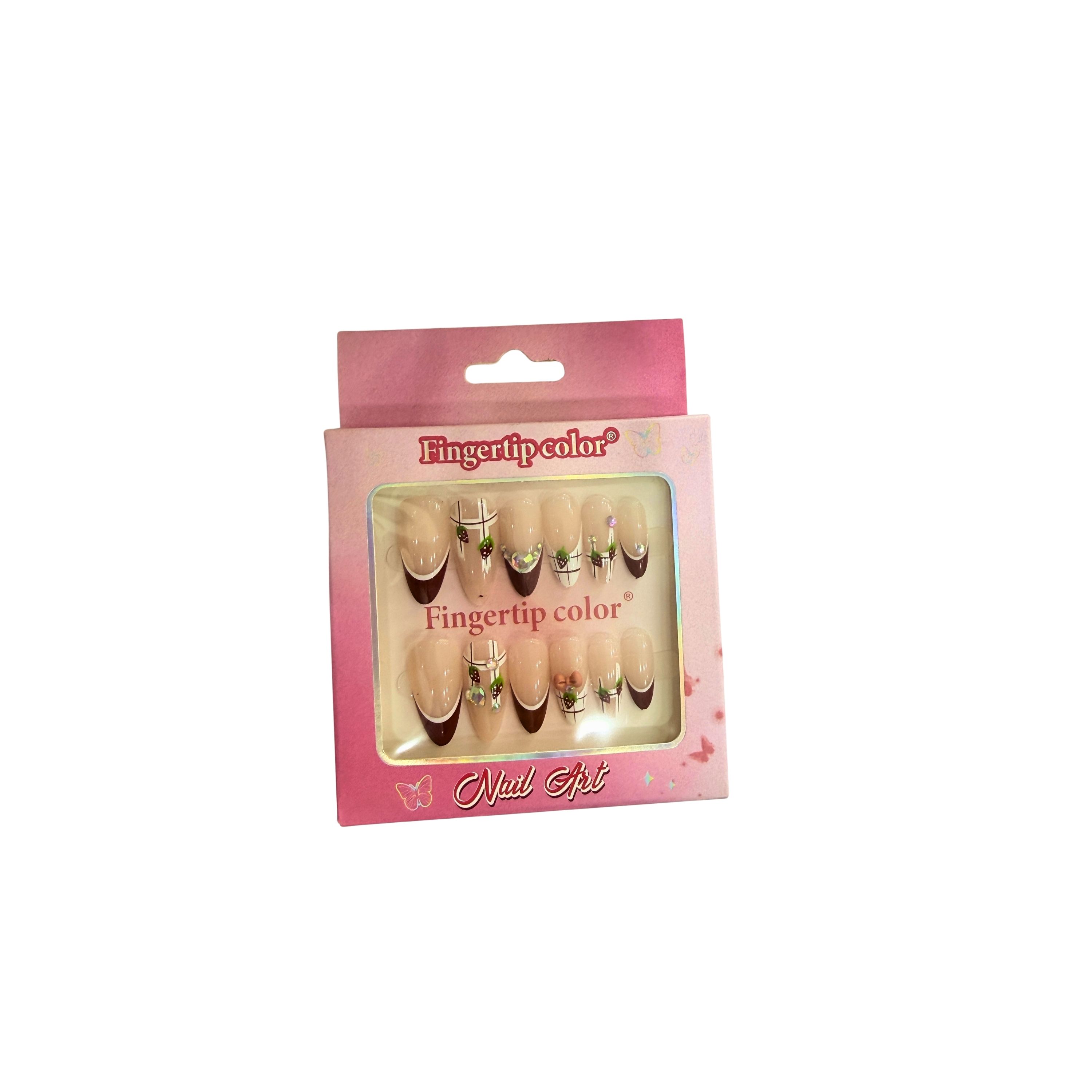 Fingertip Color False Nails