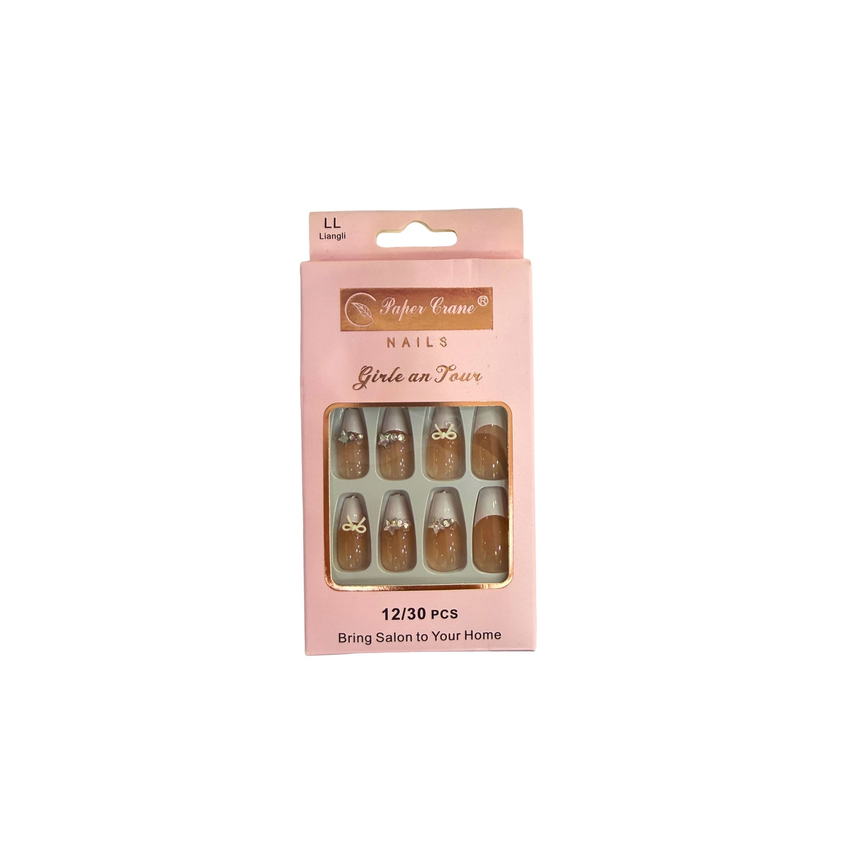 Retro Queen False Nails Set