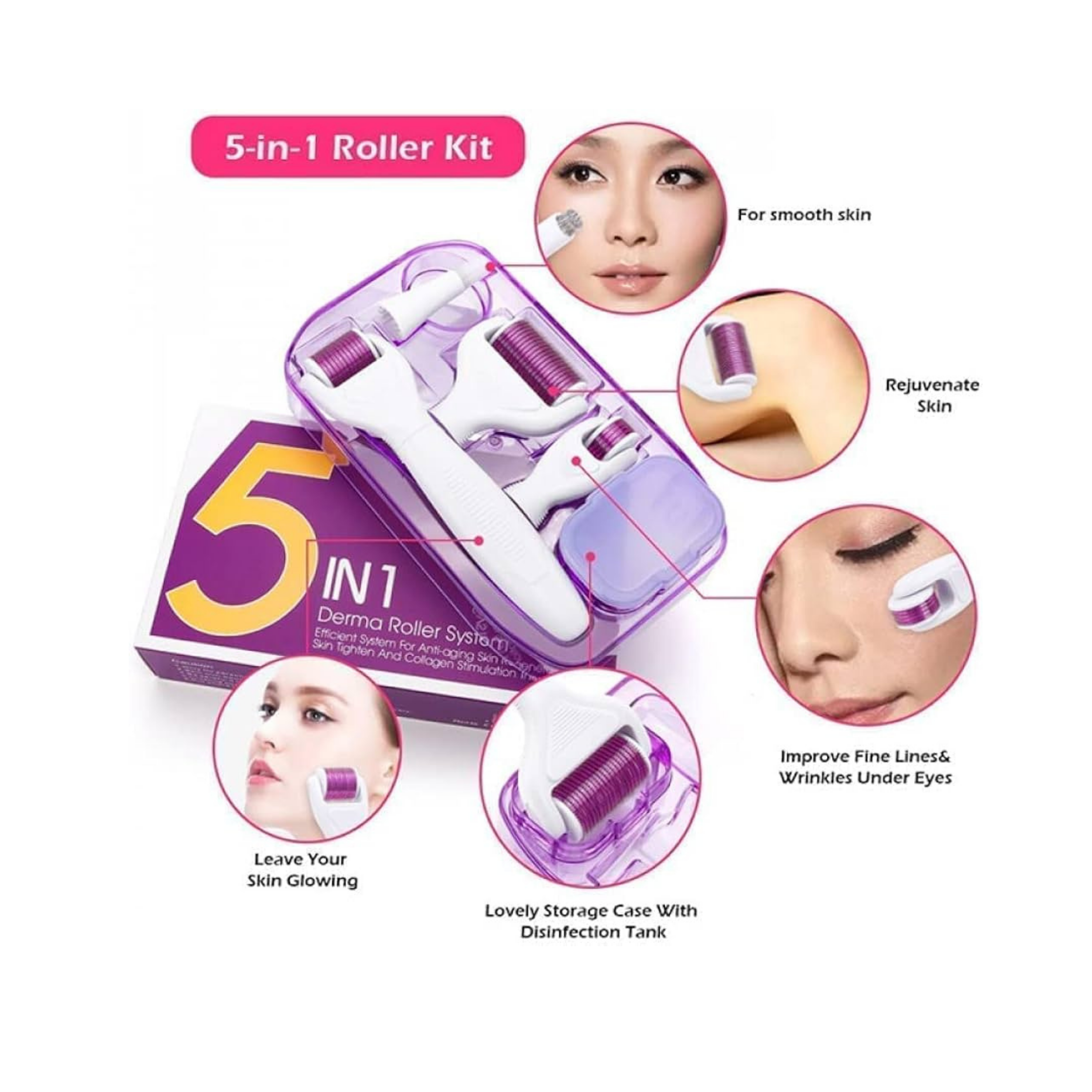 5 in 1 Derma Roller System