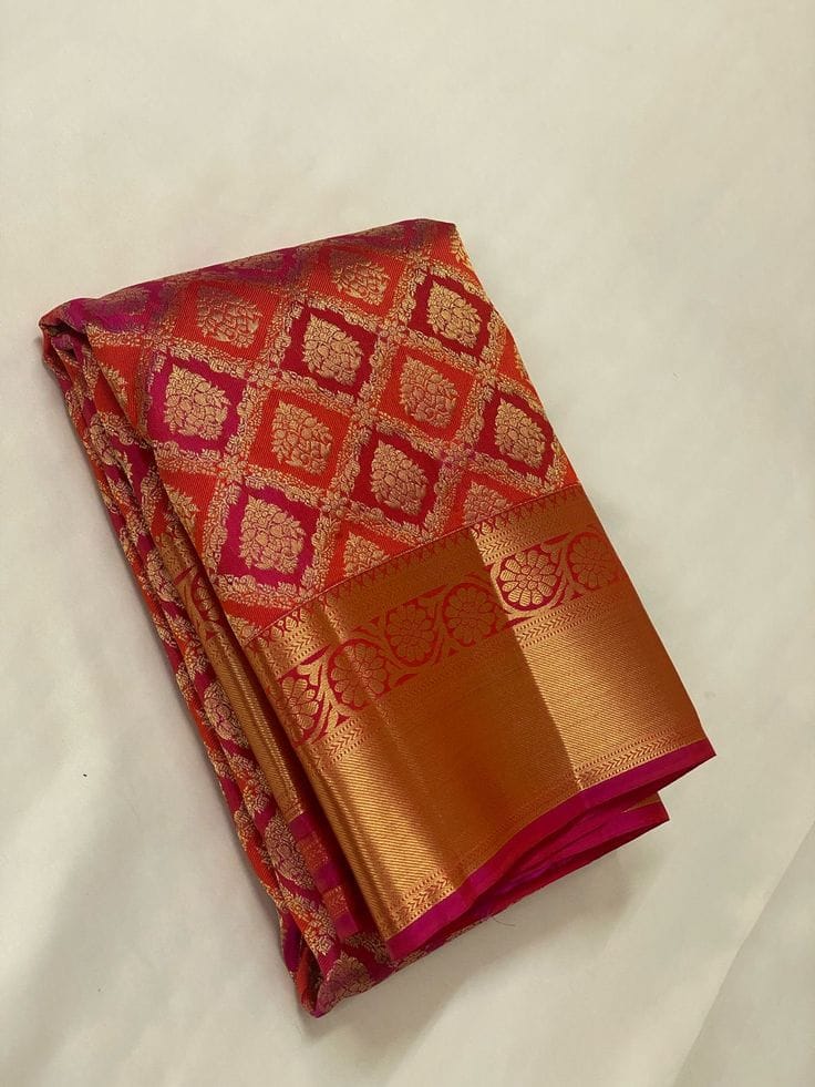 Red Banarasi Silk Saree