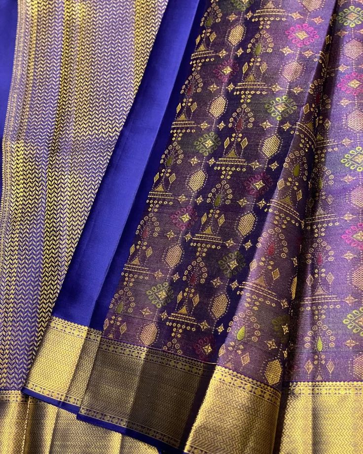 Royal Purple Kanjivaram Silk Saree