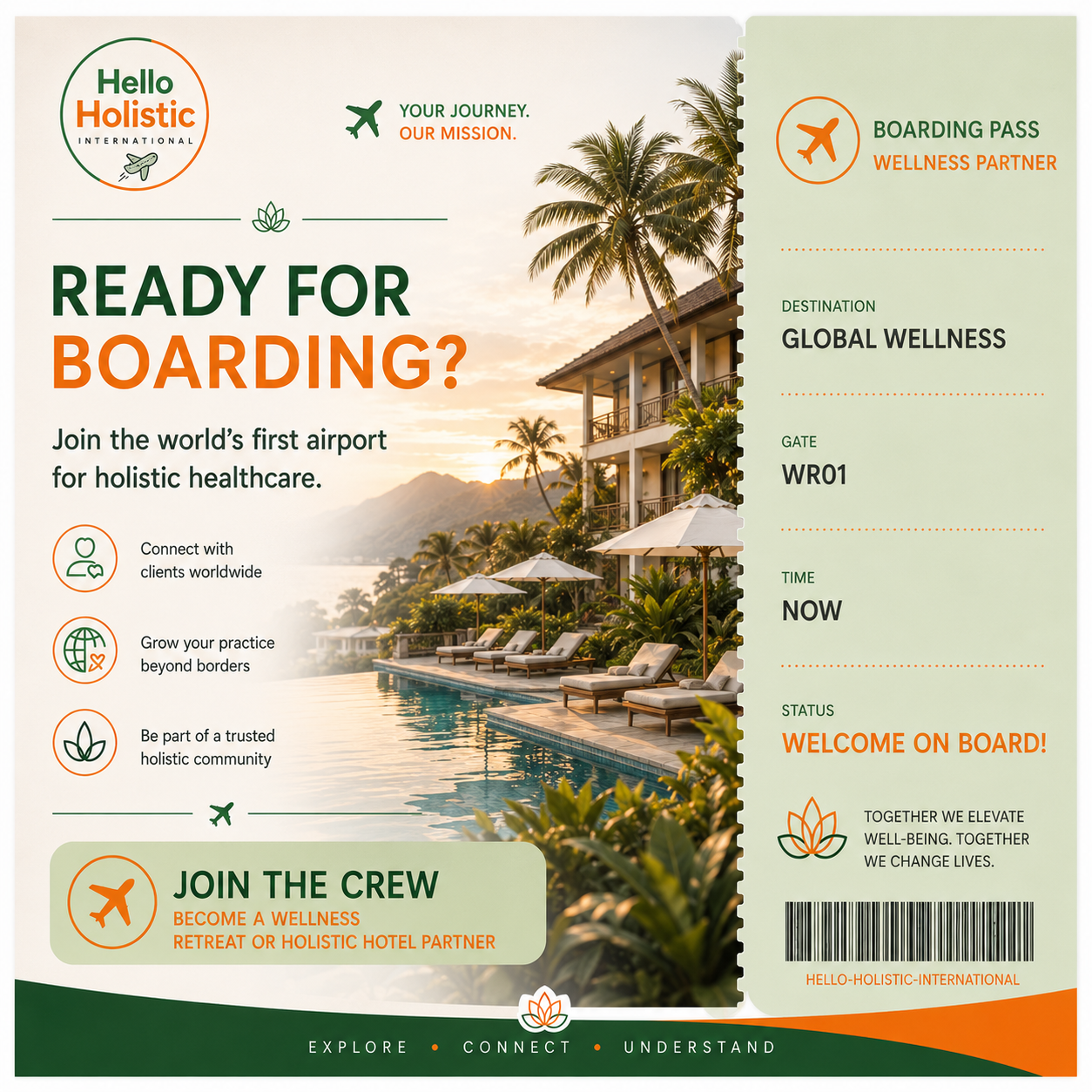 Join as a Wellness retreat/hotel