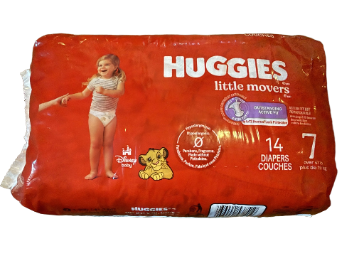 Huggies Little Movers Size 7 Diapers