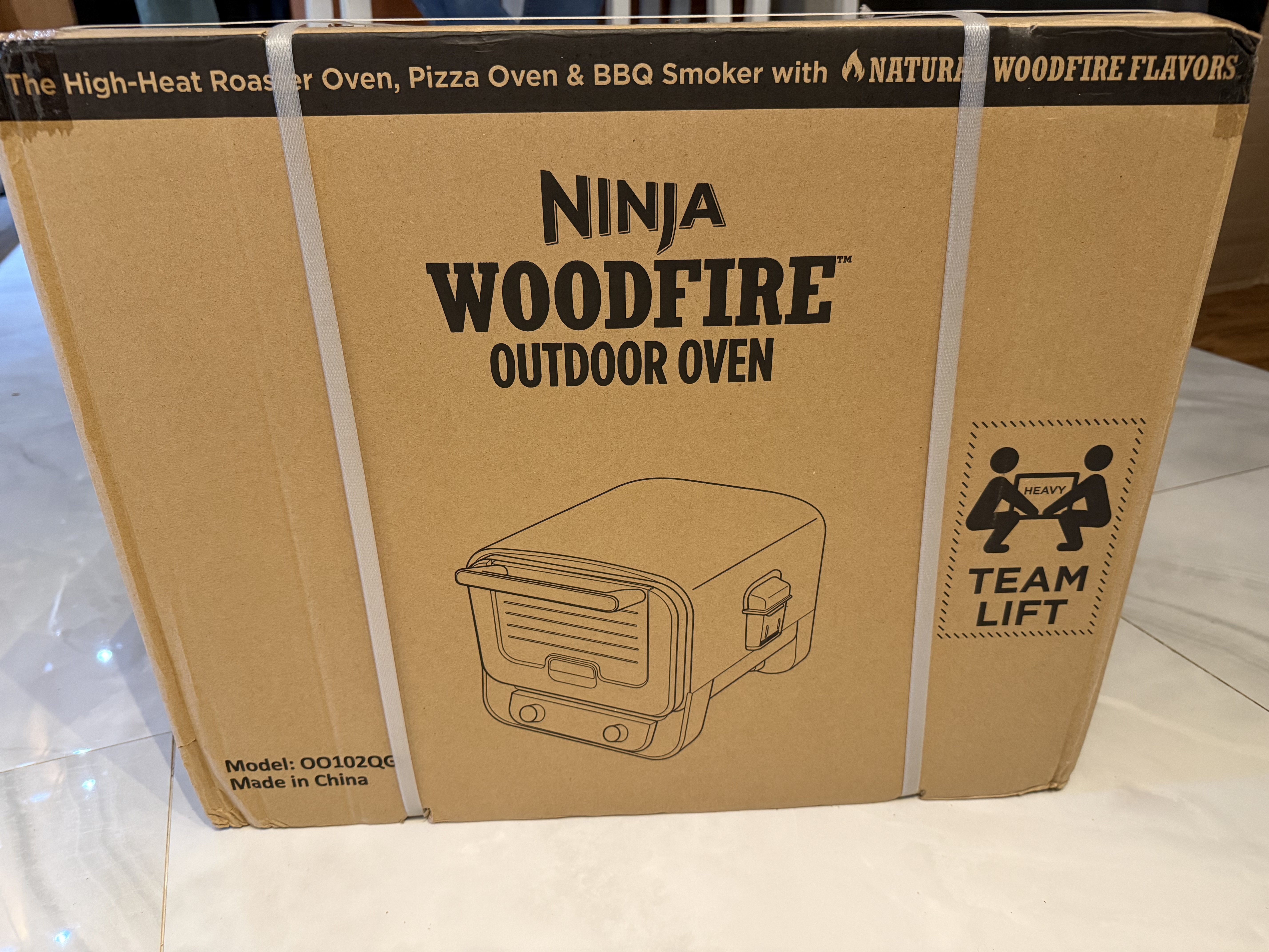 BRAND NEW IN BOX Ninja Woodfire 8-in-1 Outdoor Oven & Pizza Maker Model OO102QGY