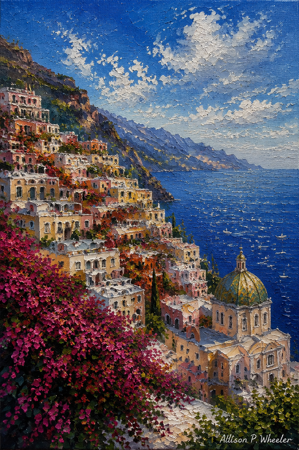 Somewhere Along the Amalfi Sun