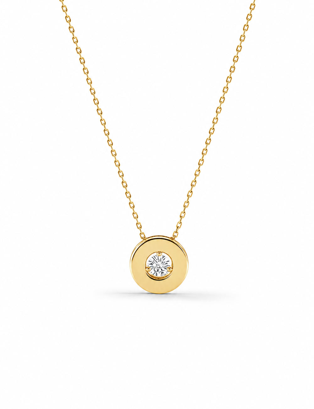 Gouden Ketting met Diamant - ID: DE-GD33