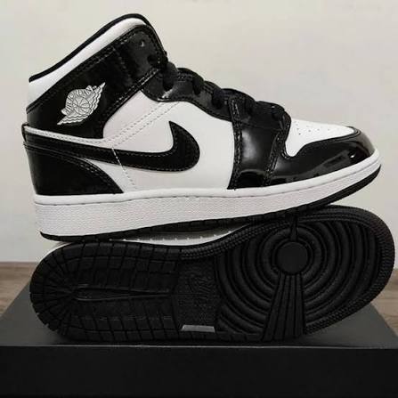 Zwart-Witte High Top Sneakers Nike - ID: DE-ZN01