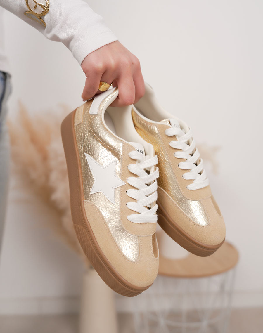 Gouden Sneakers met Ster - ID: DE-GS66